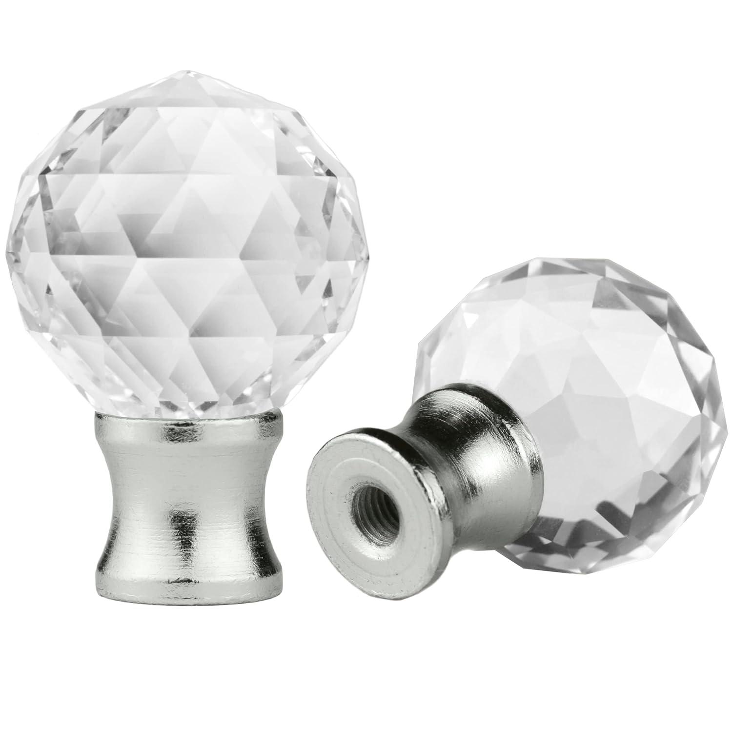 Eeristq 2pcs Lamp Shade Lamp Finial Caps Knob Lamp Decoration for Table Lamp Floor Light