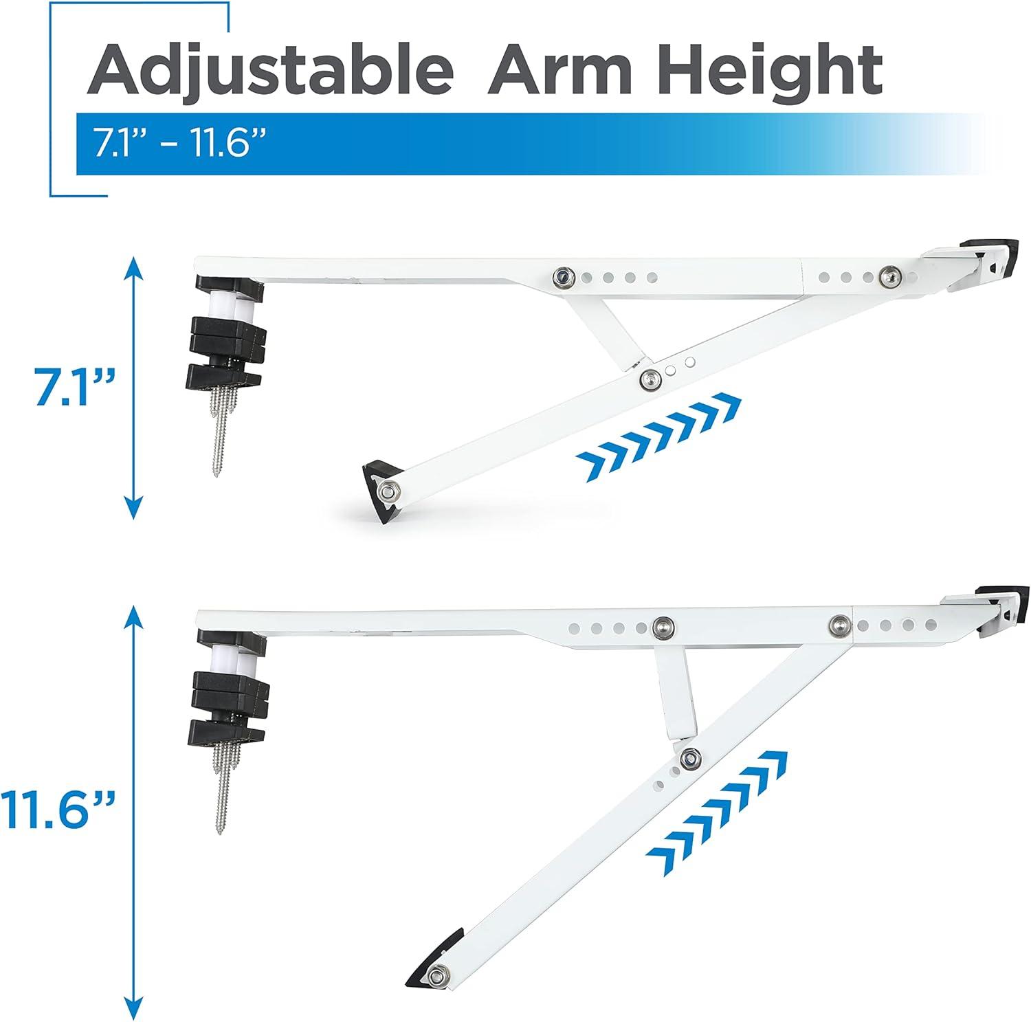 AnyMount Heavy Duty Window Air Conditioner Support Bracket, Supports Up to 165 lbs.