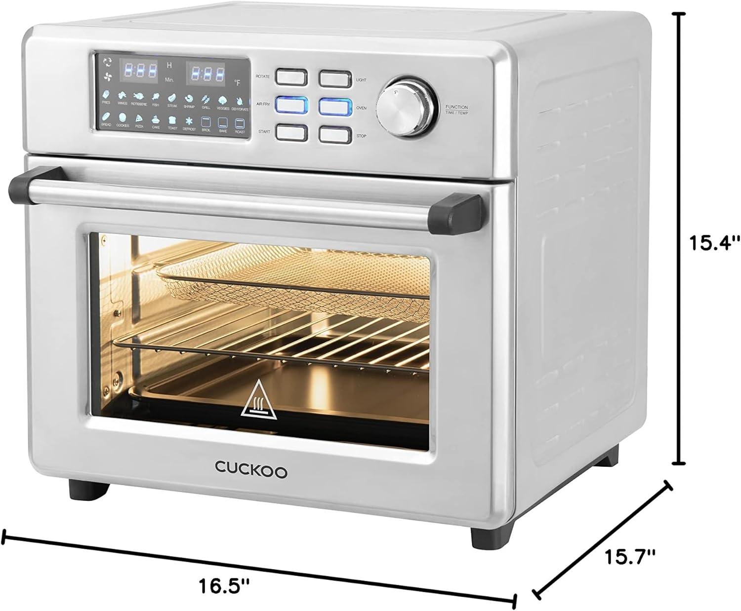 CUCKOO 27.5qt Stainless Steel Countertop Air Fryer Oven