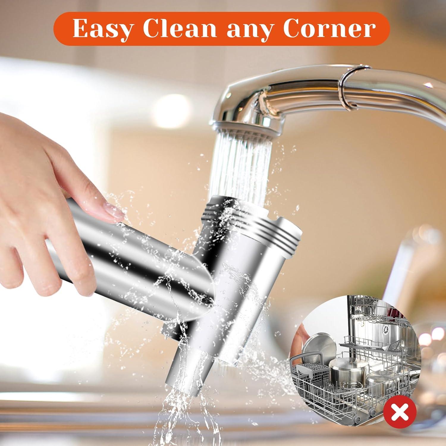 Meat Grinder Attachment for Kitchenaid Stand Mixer with 4 Grinding Plates, Cheese Grater Attachment for kitchenaid Stand Mixer with 3 Metal Sausage Stuffer Tubes, Salad Maker, Burger Press & 3 Blades