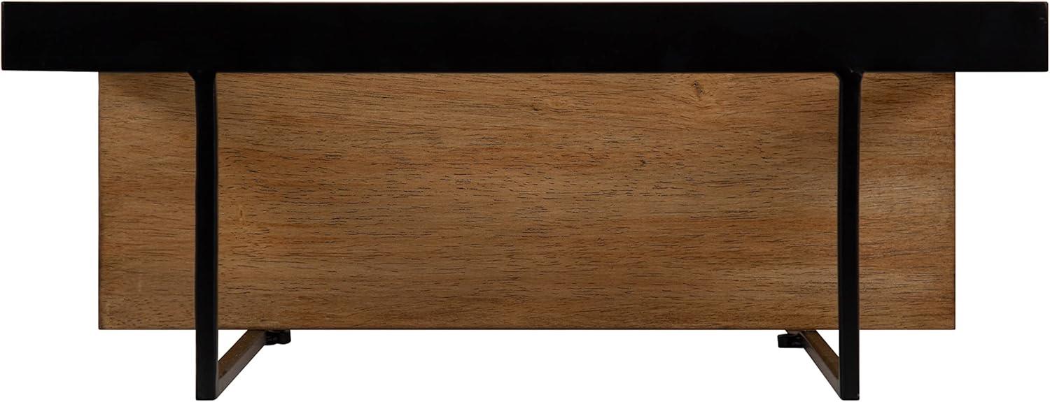 Kate & Laurel All Things Decor 24"x22" Kercheval Modern Wood Shelf Gold