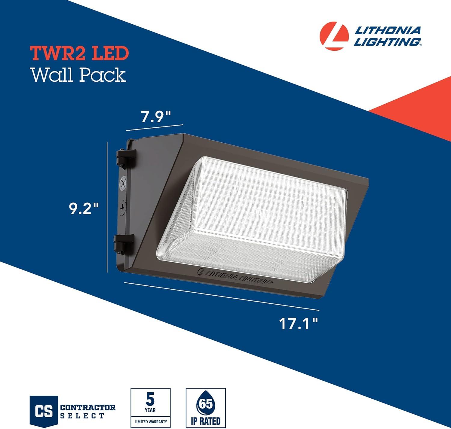 Lithonia Lighting Twr2 Led Alo Sww2 Uvolt Pe Contractor Select Twr2 17" Wide Switchable