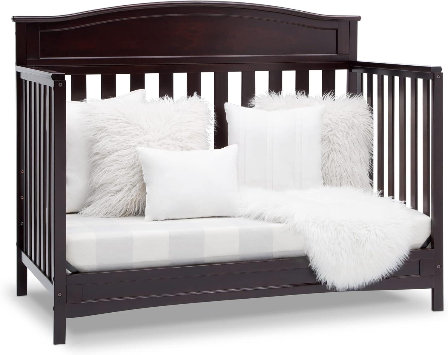 Delta Children Emery 4-in-1 Convertible Crib - Dark Chocolate