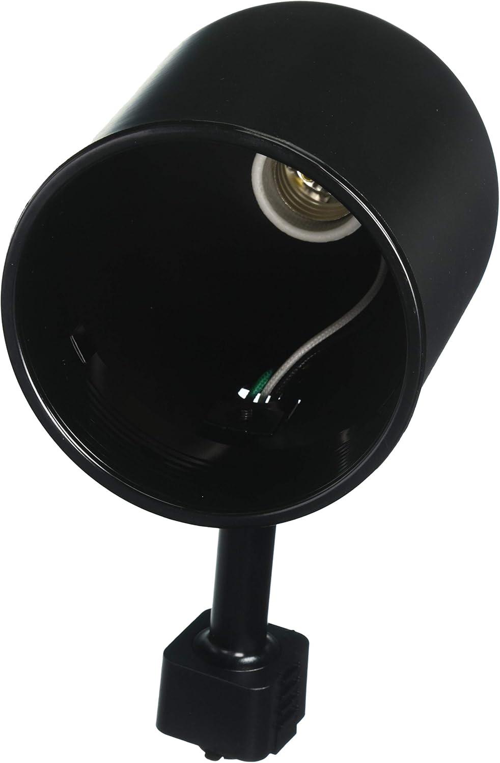 Black Steel Round Back Cylinder Spotlight