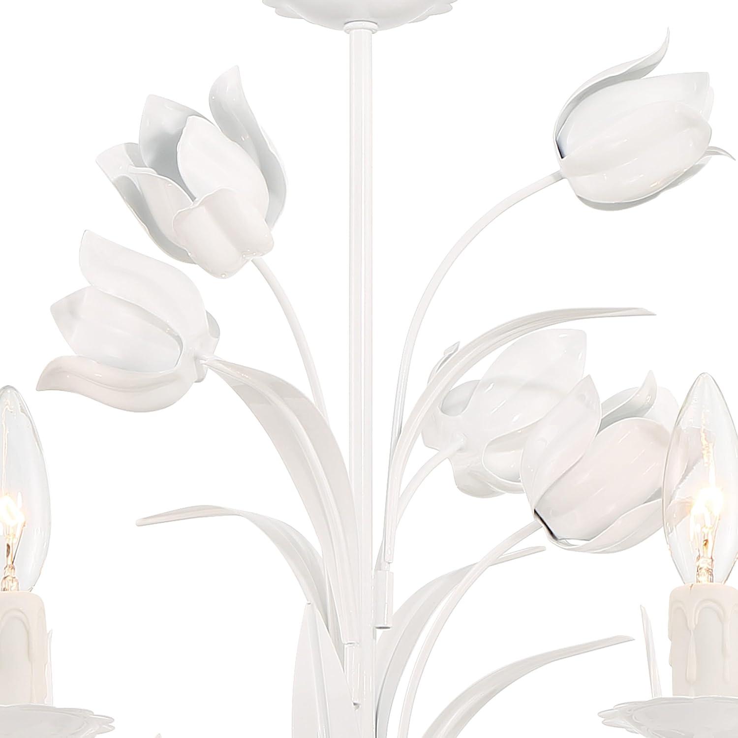 Crystorama Lighting Southport 5 - Light Chandelier in Wet White