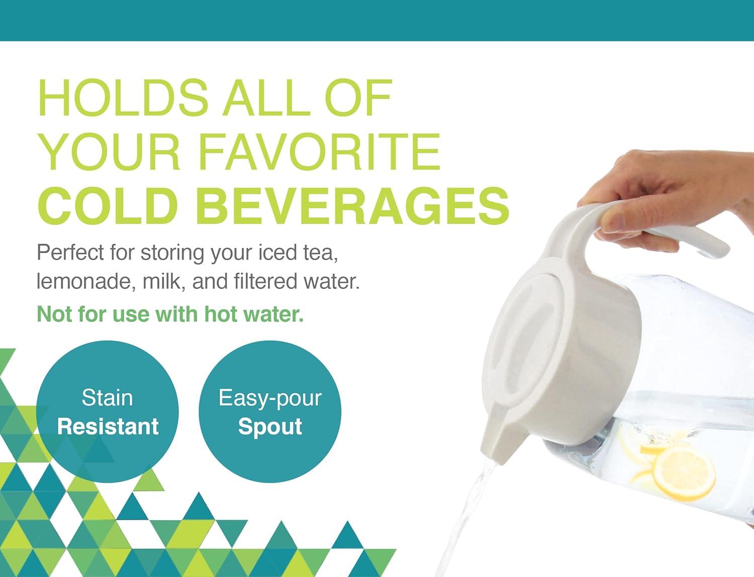 Arrow 1 Gallon H2O Square Pitcher