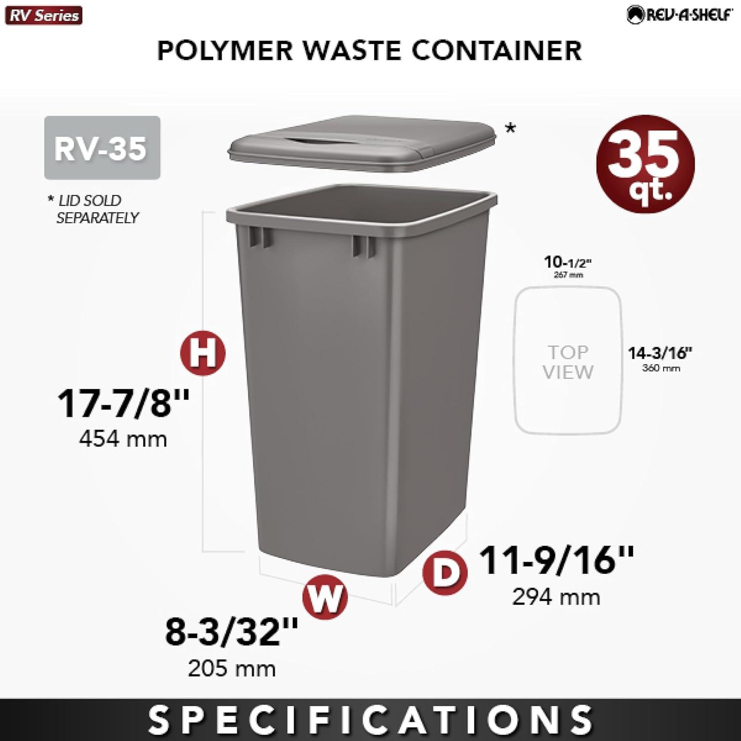 Rev-A-Shelf Rev-A-Shelf Under Sink Pull-Out Trash Can Replacement