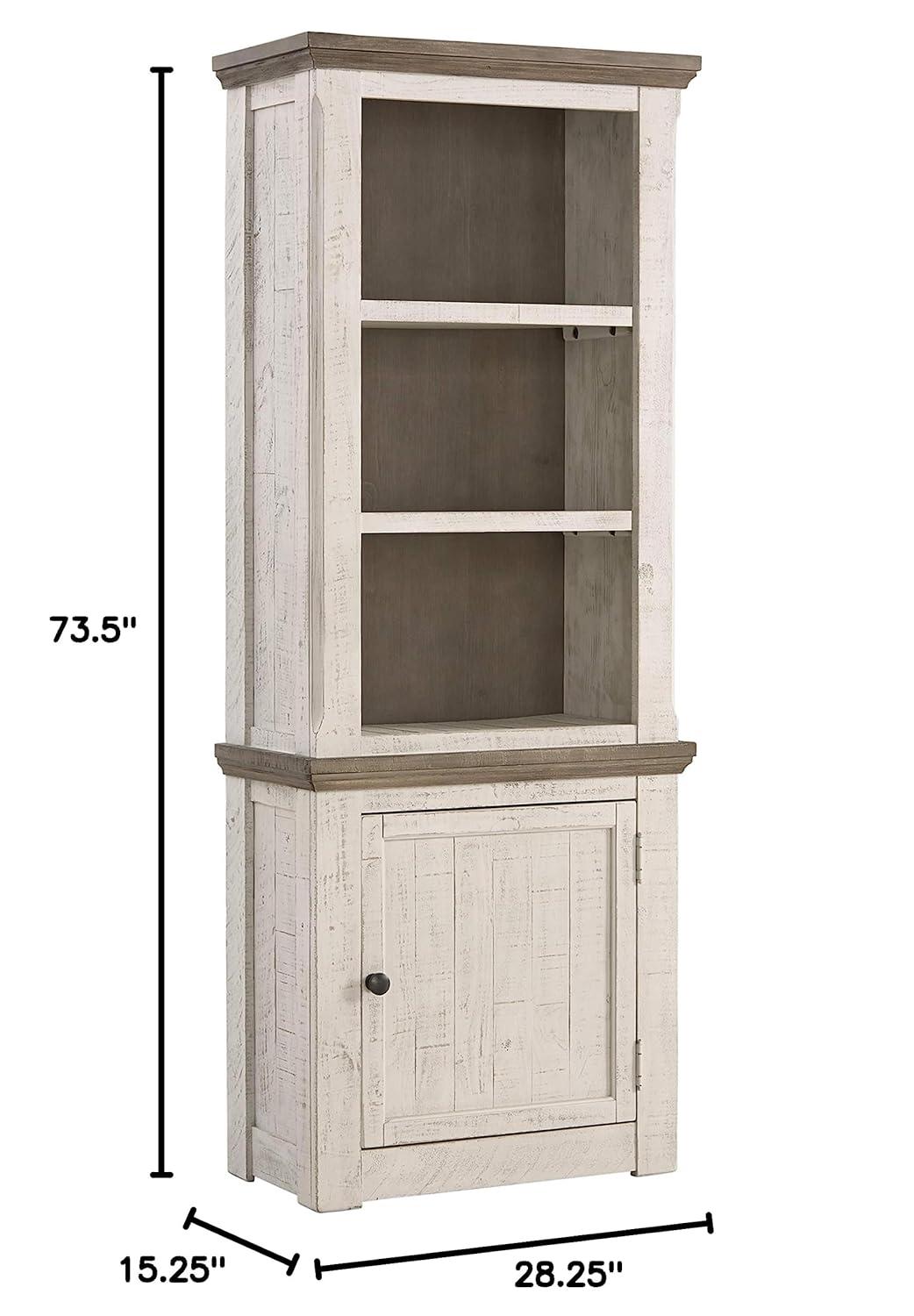 Signature Design by Ashley Casual Havalance Right Pier Cabinet  Two-tone