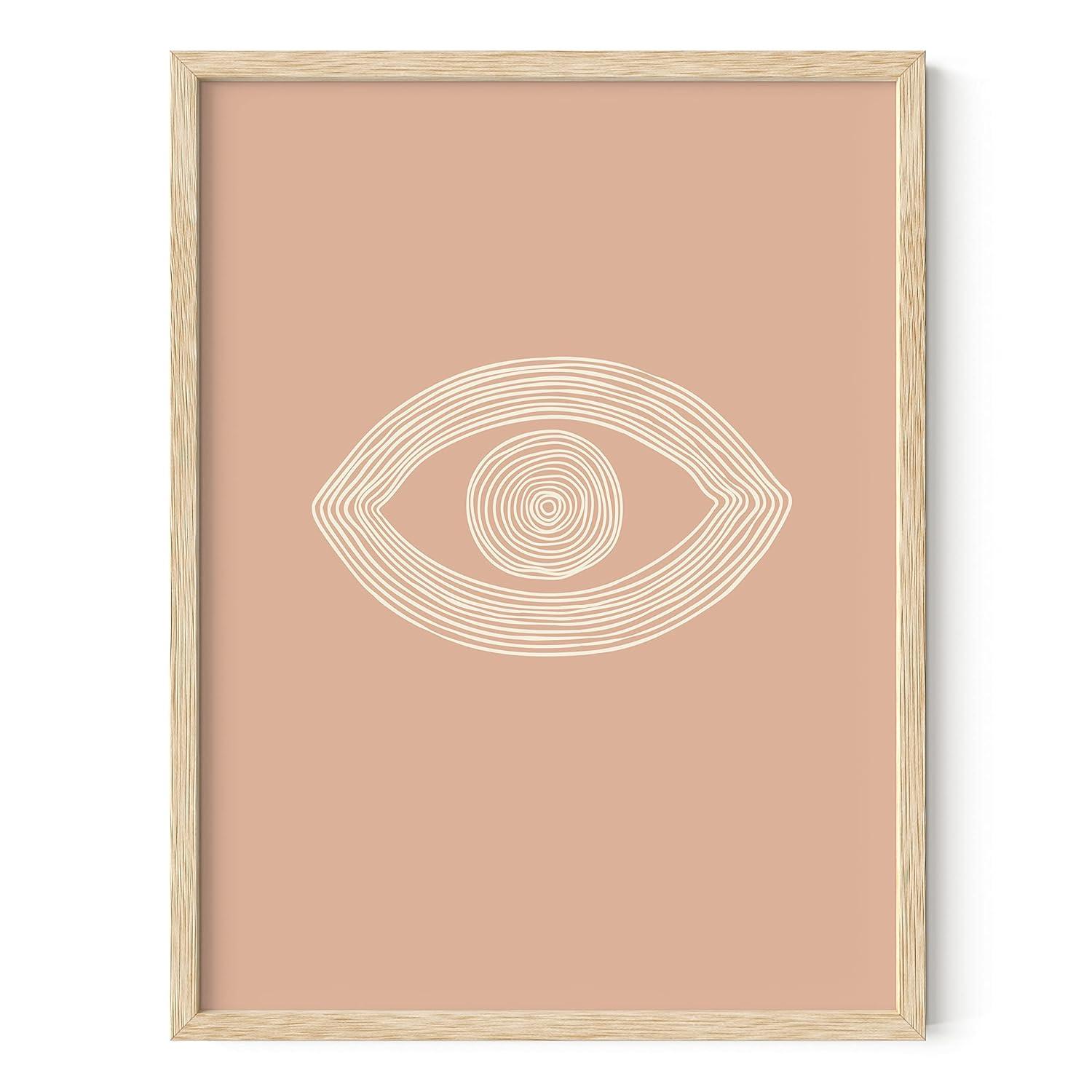 HAUS AND HUES Boho Posters Neutral Wall Art Prints - Boho Posters and Prints | Abstract Art Wall Prints Boho Art Wall Decor Boho Art Prints Boho Wall Decor Boho Prints | 12" x 16" UNFRAMED