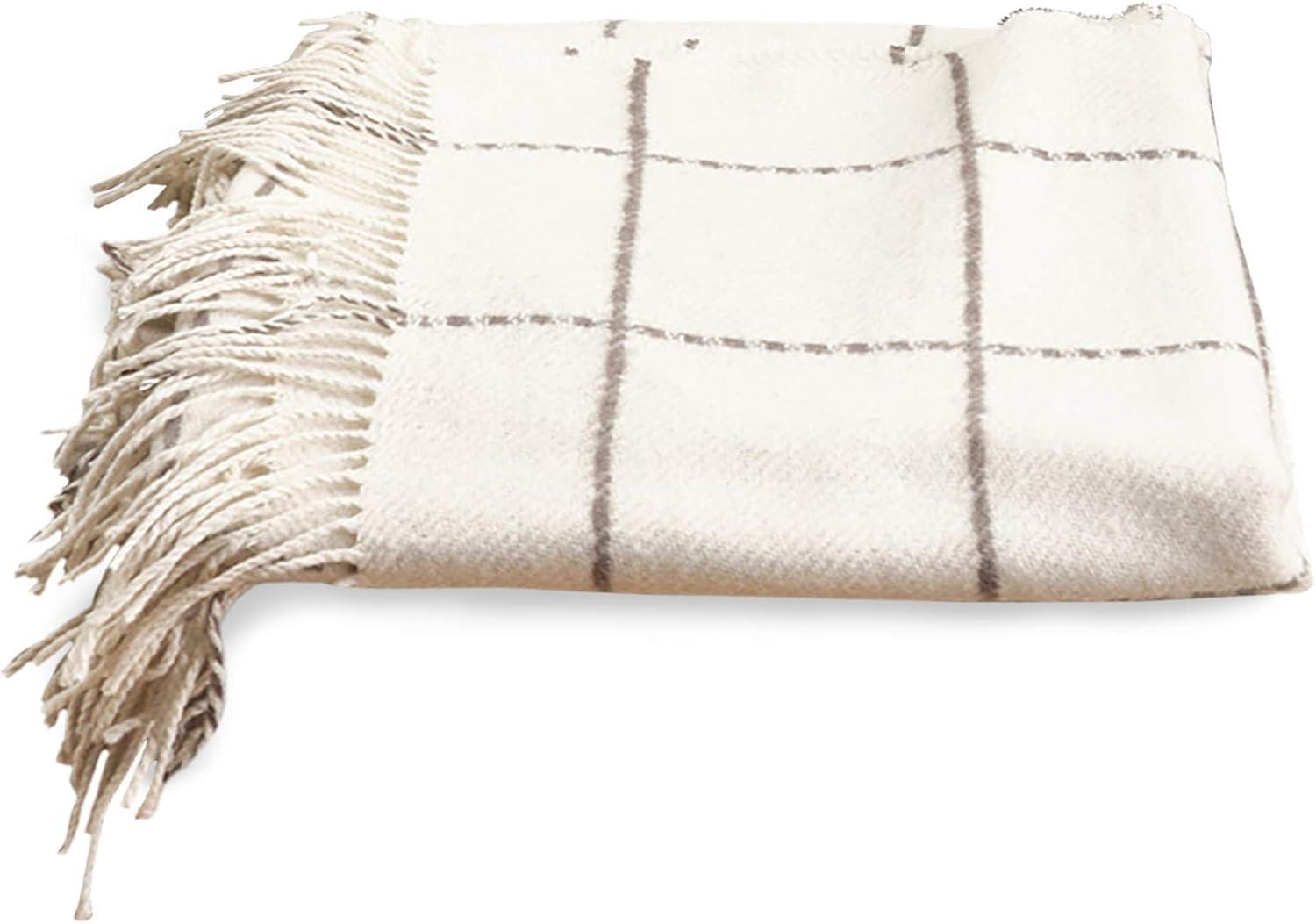 Saro Sevan Collection Hand Woven Throw Blanket