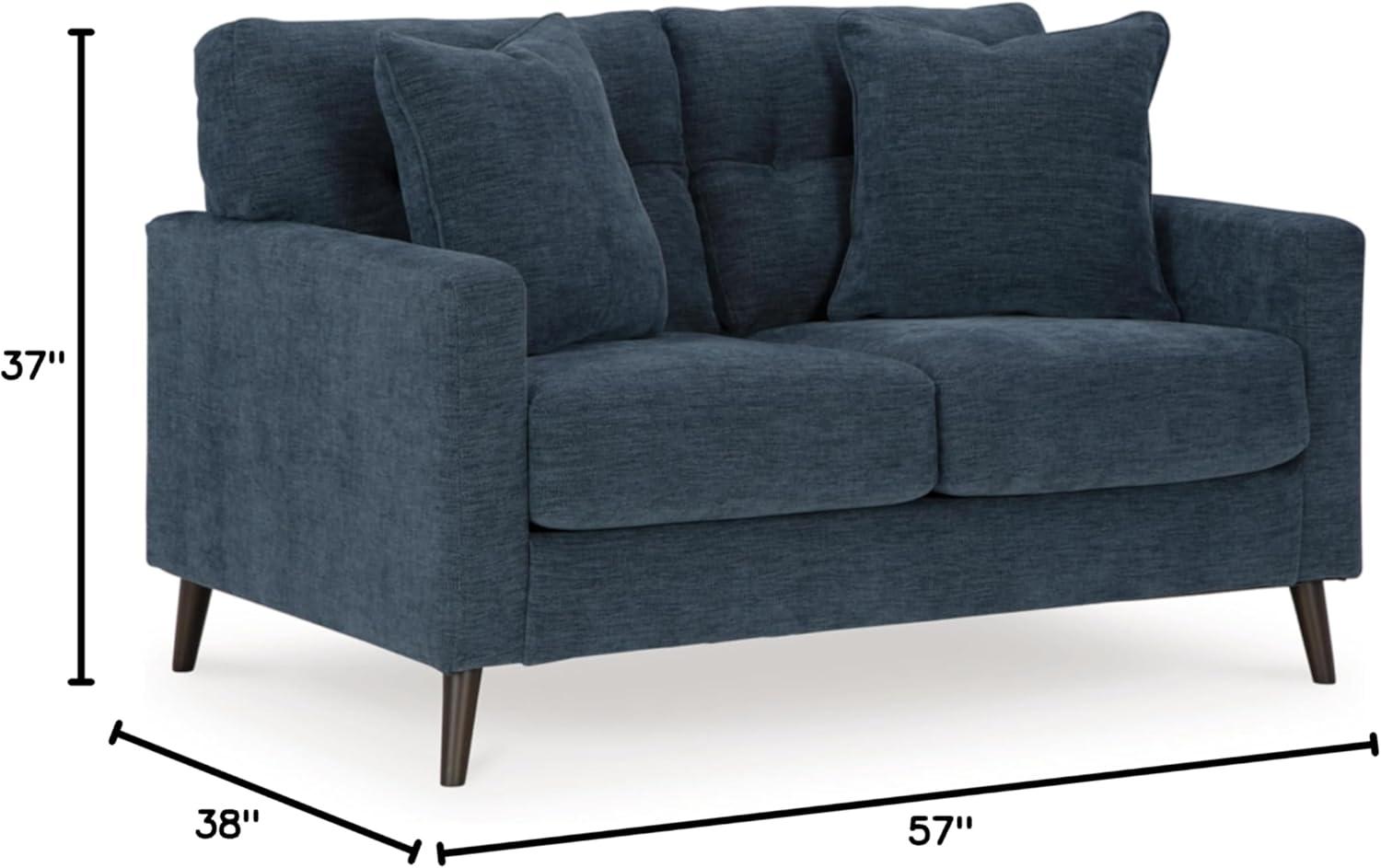 Ashley Furniture Bixler Navy Loveseat