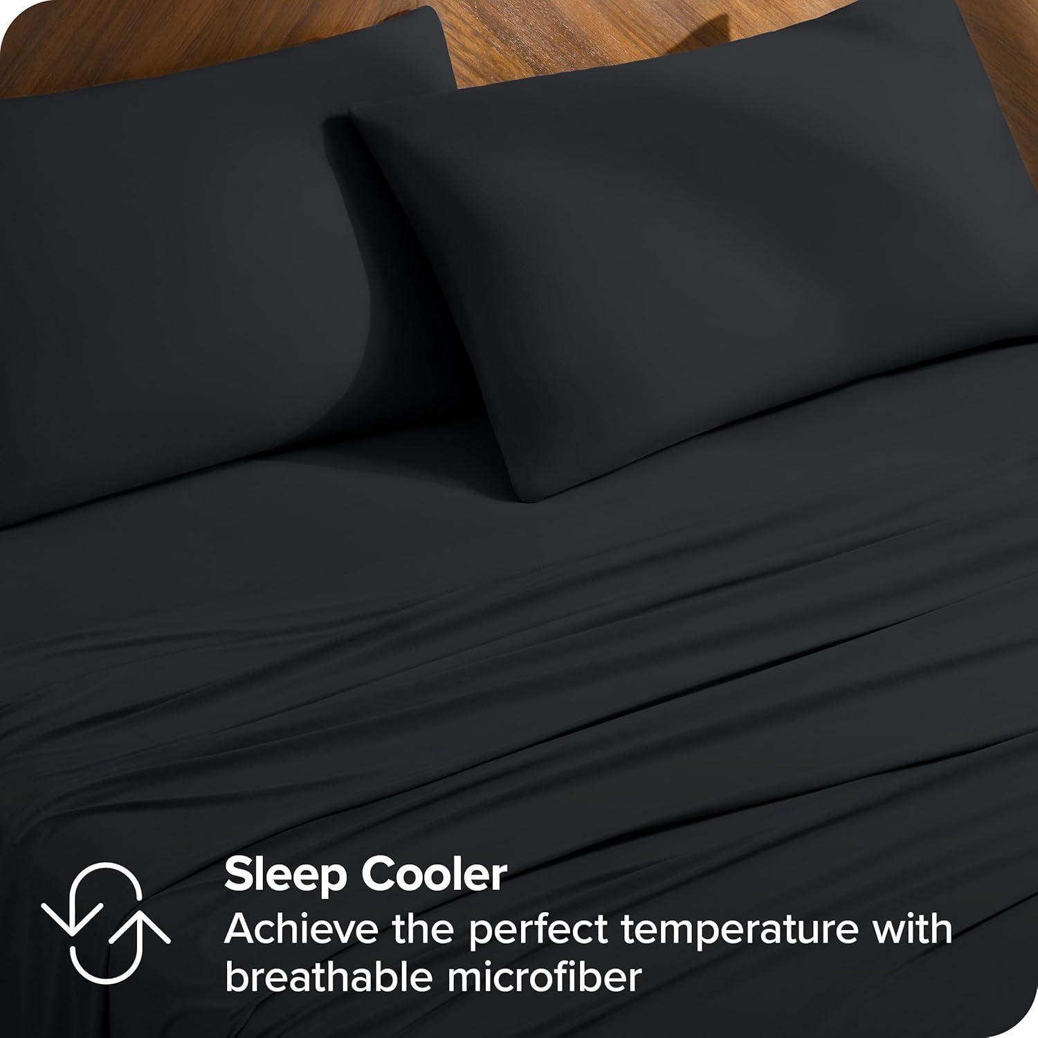 Bare Home Microfiber Stretch Sheet Set
