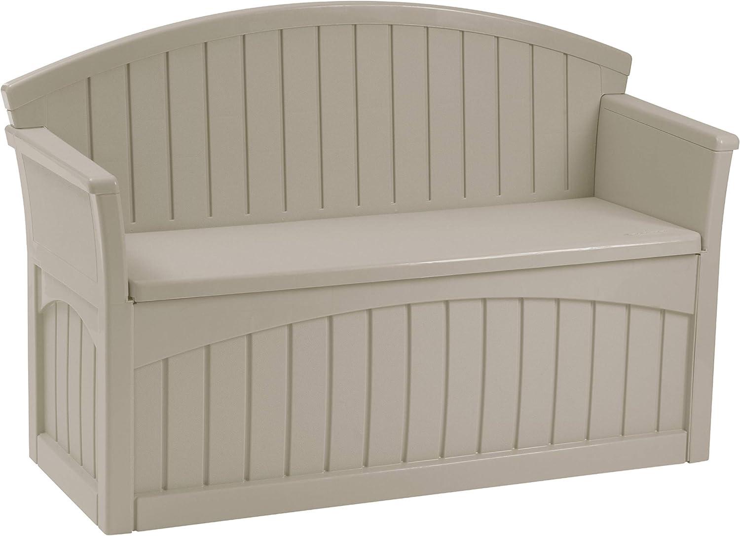 Suncast Suncast 50 Gallon Patio Storage Bench - Light Taupe