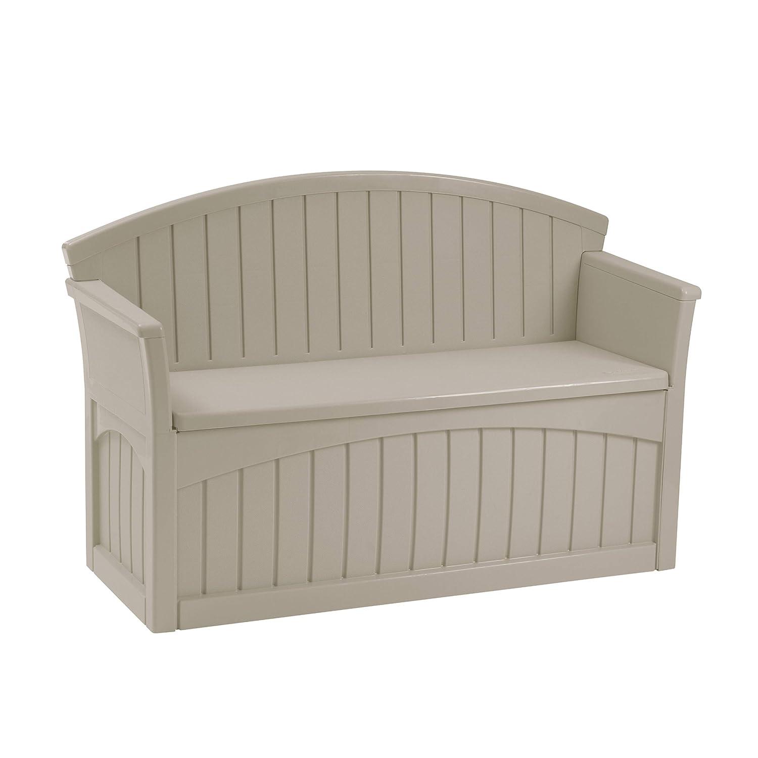 Suncast Suncast 50 Gallon Patio Storage Bench - Light Taupe