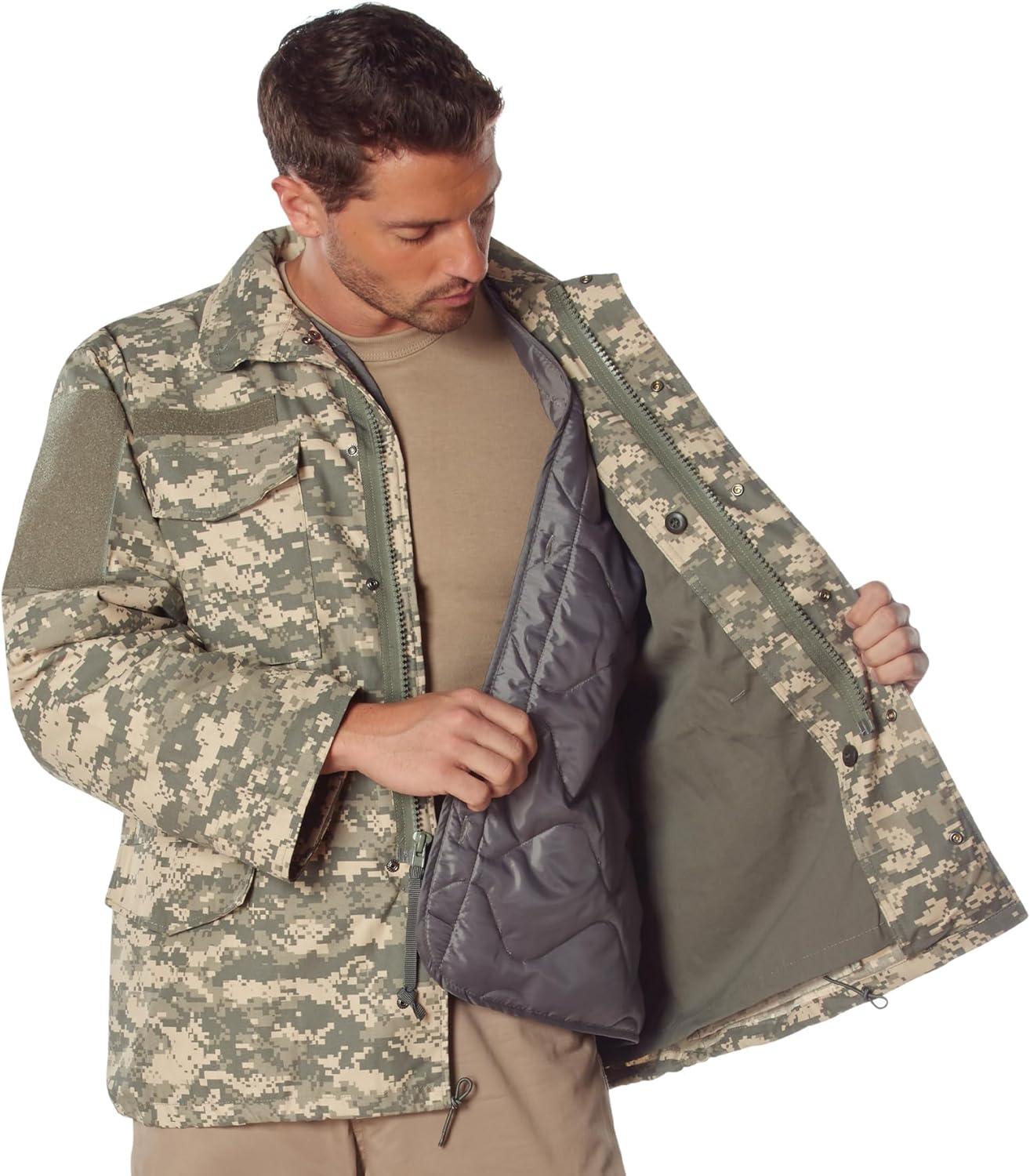 Camo M-65 Field Jacket with Removable Liner