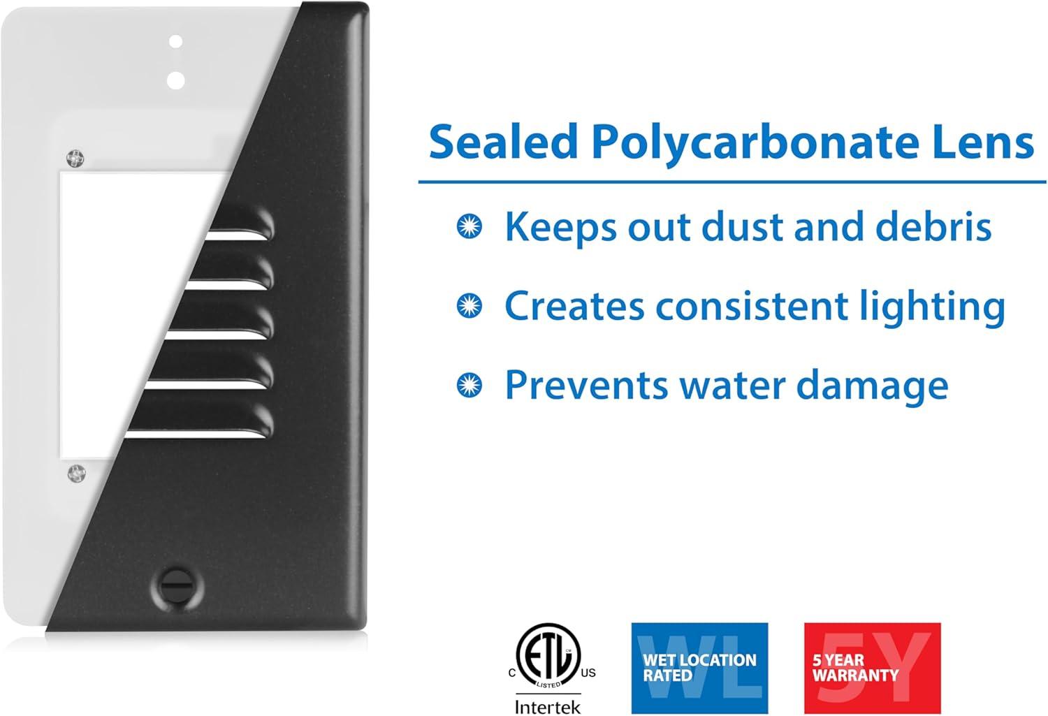 NICOR Lighting Integrated LED Step Light