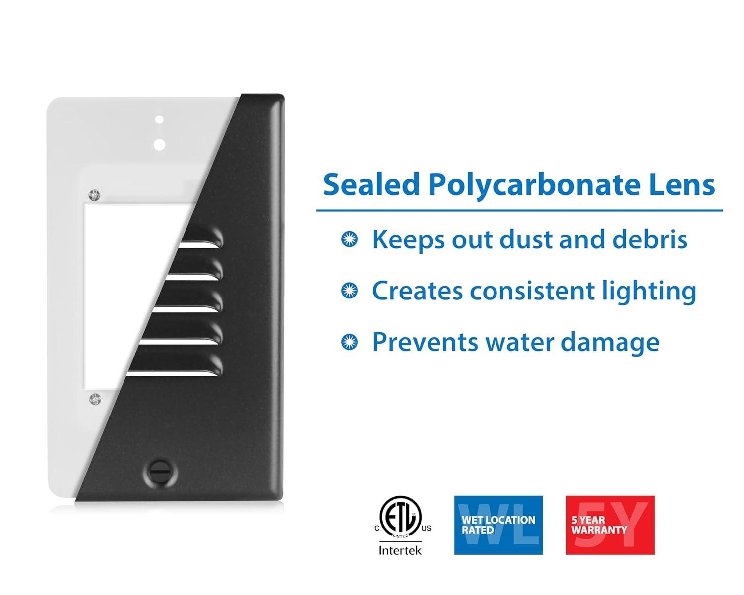 NICOR Lighting Integrated LED Step Light