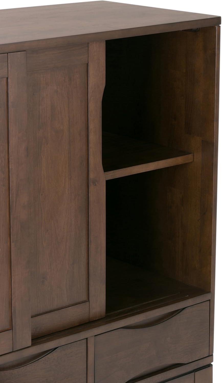 Agla Solid Wood Accent Cabinet