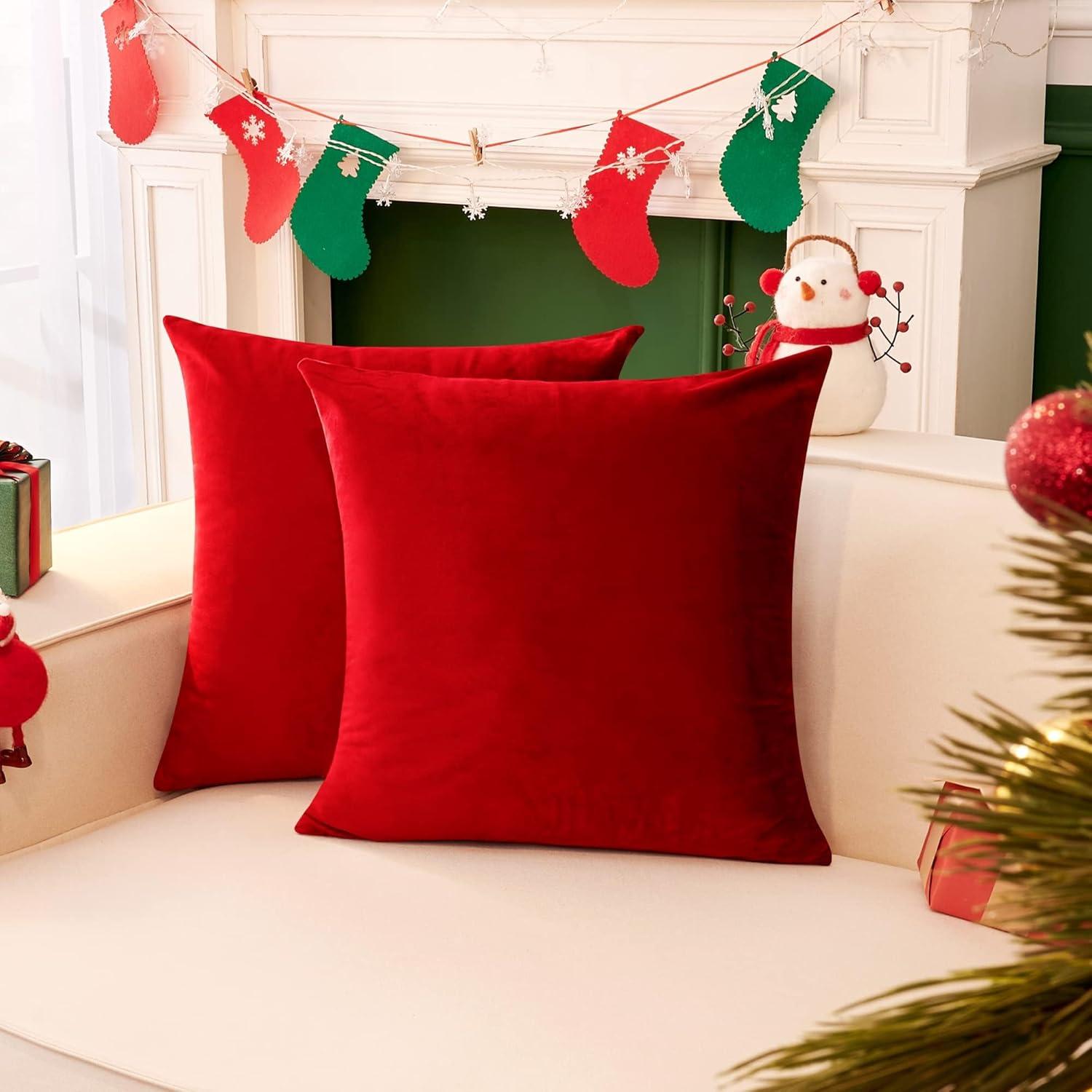Deconovo Square Velvet Pillow Cover & Reviews | Wayfair