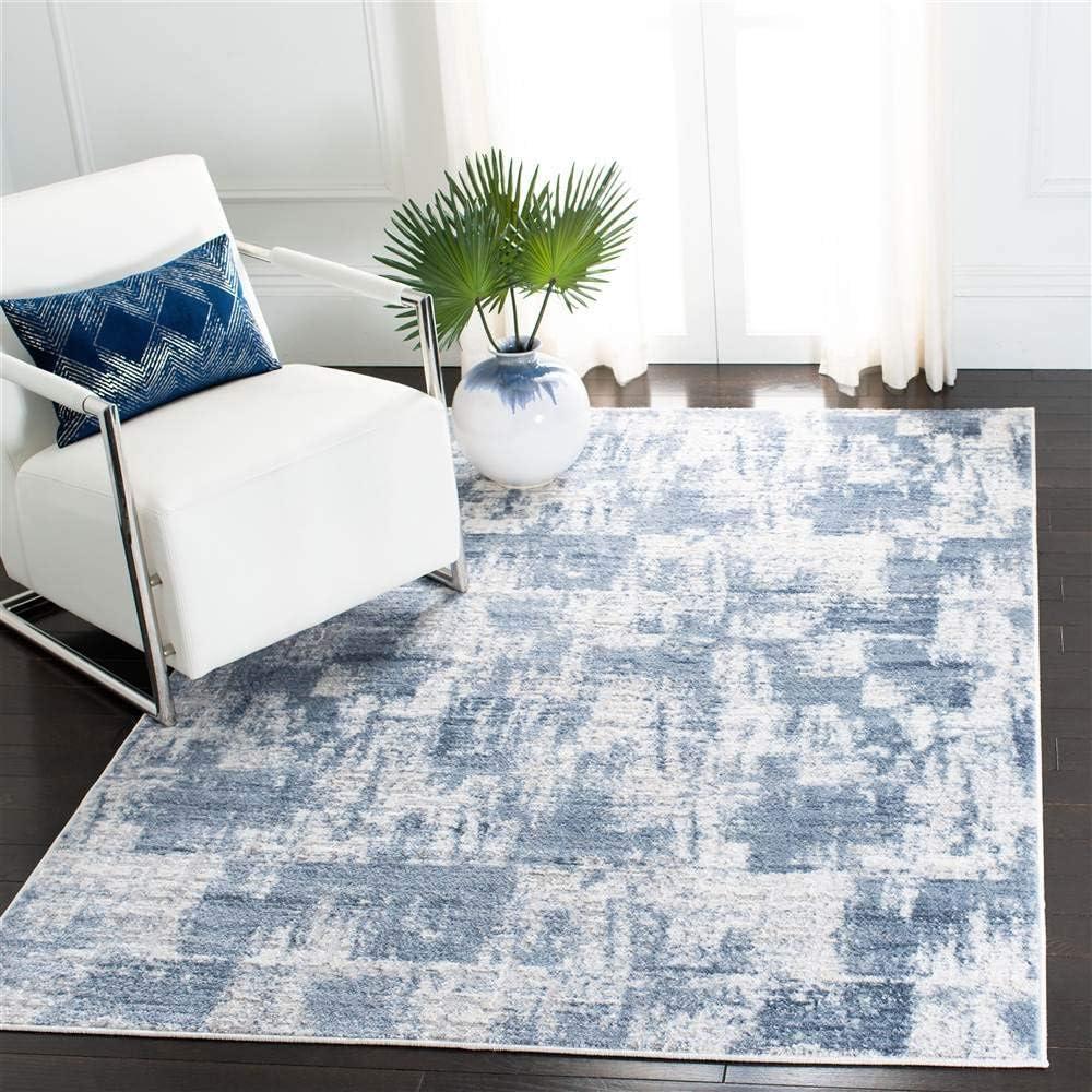 Amelia ALA786 Power Loomed Area Rug - Ivory/Blue - 8'9"x11'9" - Safavieh.