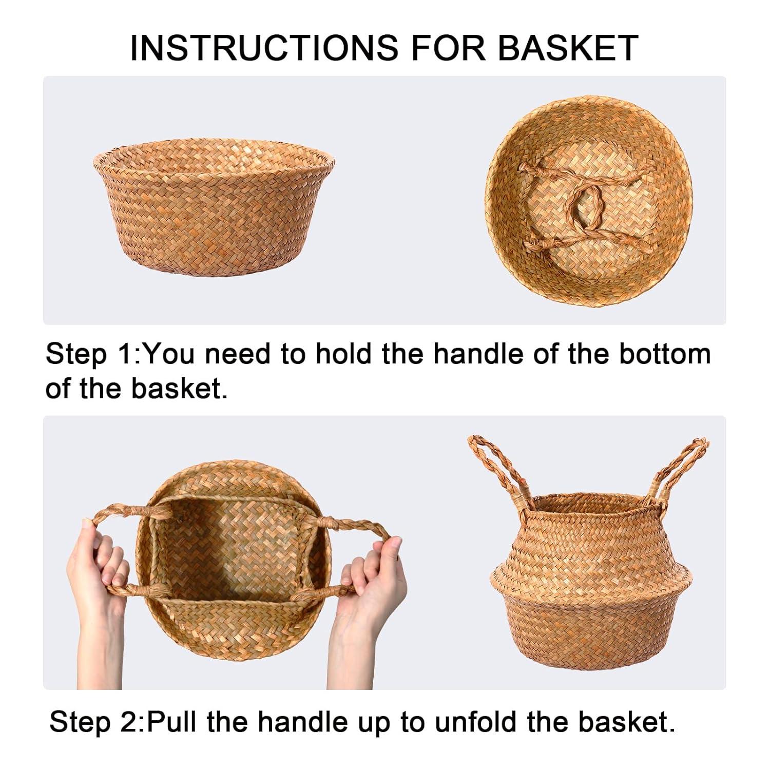 Artificial Bird of Paradise Plants 6 Ft Fake Tropical Palm Tree with 13 Trunks in Pot and Woven Seagrass Belly Basket Perfect Faux Plant for Home Indoor Outdoor Office Modern Decor Green 1Pc…