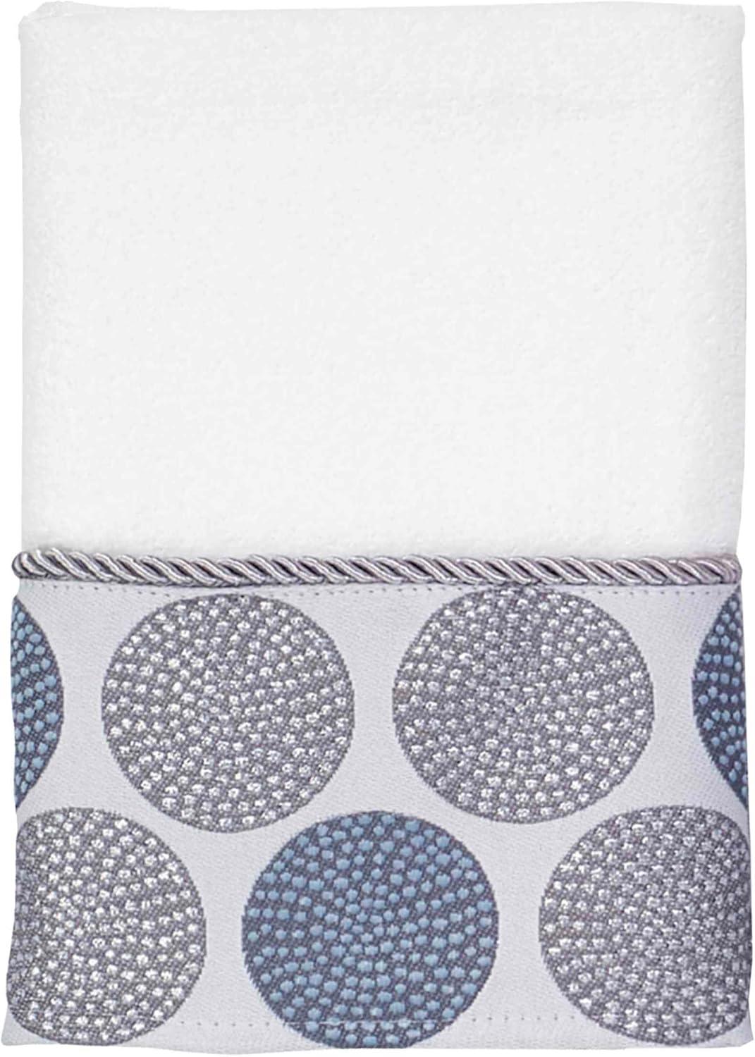 Avanti Linens Dotted Circles Hand Towel - White