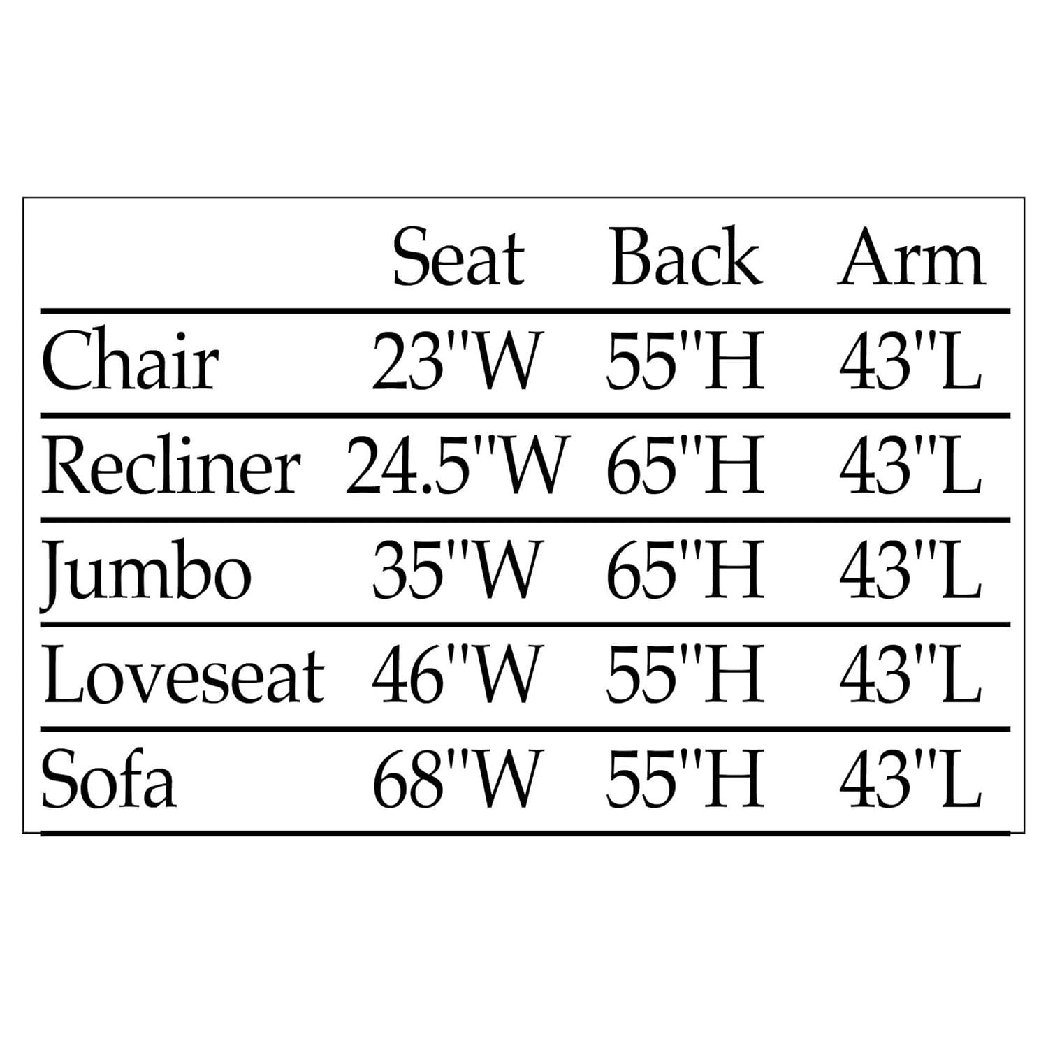 Collections Etc Reversible Quilted Jumbo Recliner Cover, Spill-Resistant with Ties - Covers Seat Bottom, Seat Back and 2 Seat Arms (Jumbo Recliner, Burgundy/Taupe)