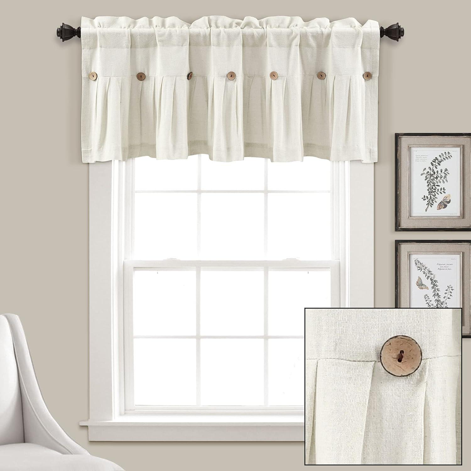 Linen Tailored Window Valance