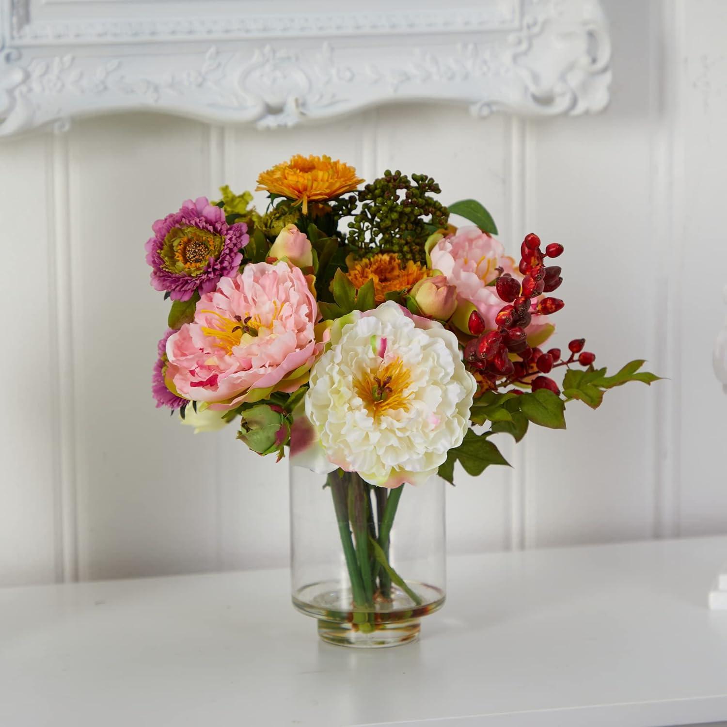 Peony Silk Arrangement