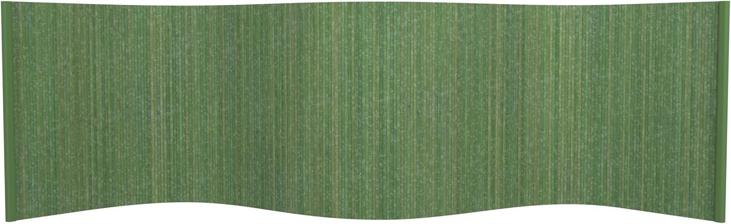 2 ft. Short Bamboo Wave Screen - Distressed Green