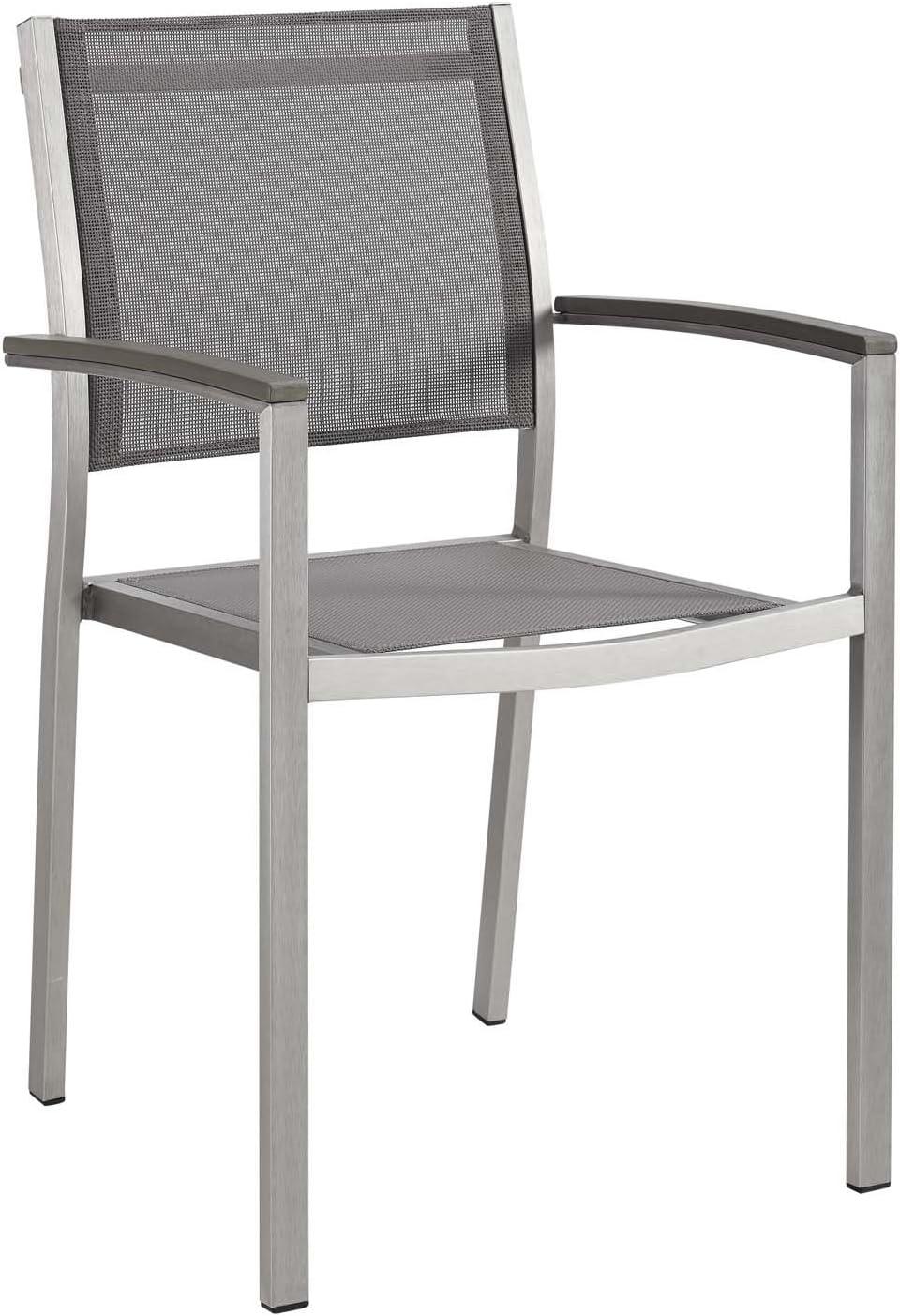 Modway Shore Dining Chair Outdoor Patio Aluminum