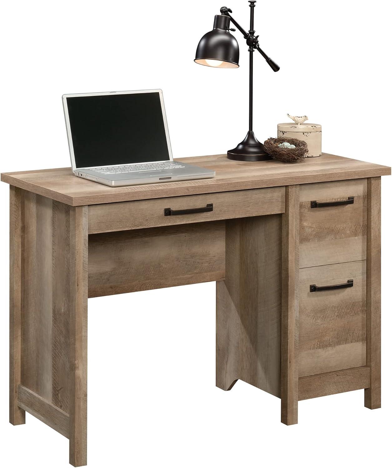 Cannery Bridge Desk Lintel Oak - Sauder