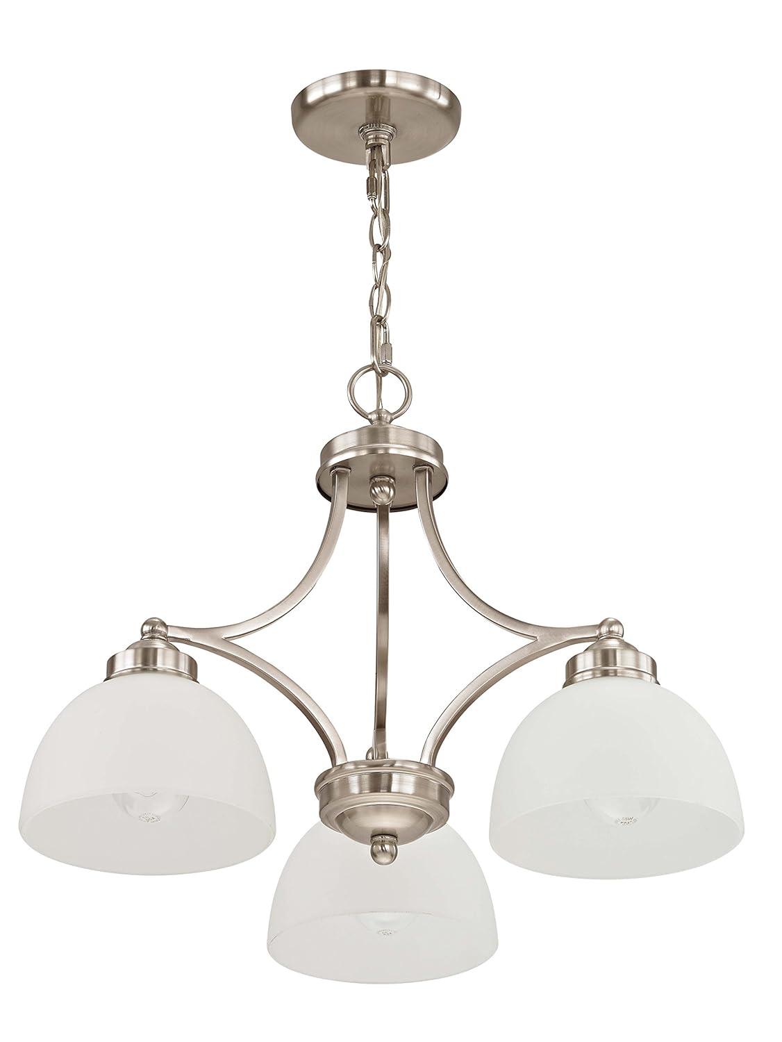 Livex Lighting Somerset 3 - Light Chandelier in  Brushed Nickel
