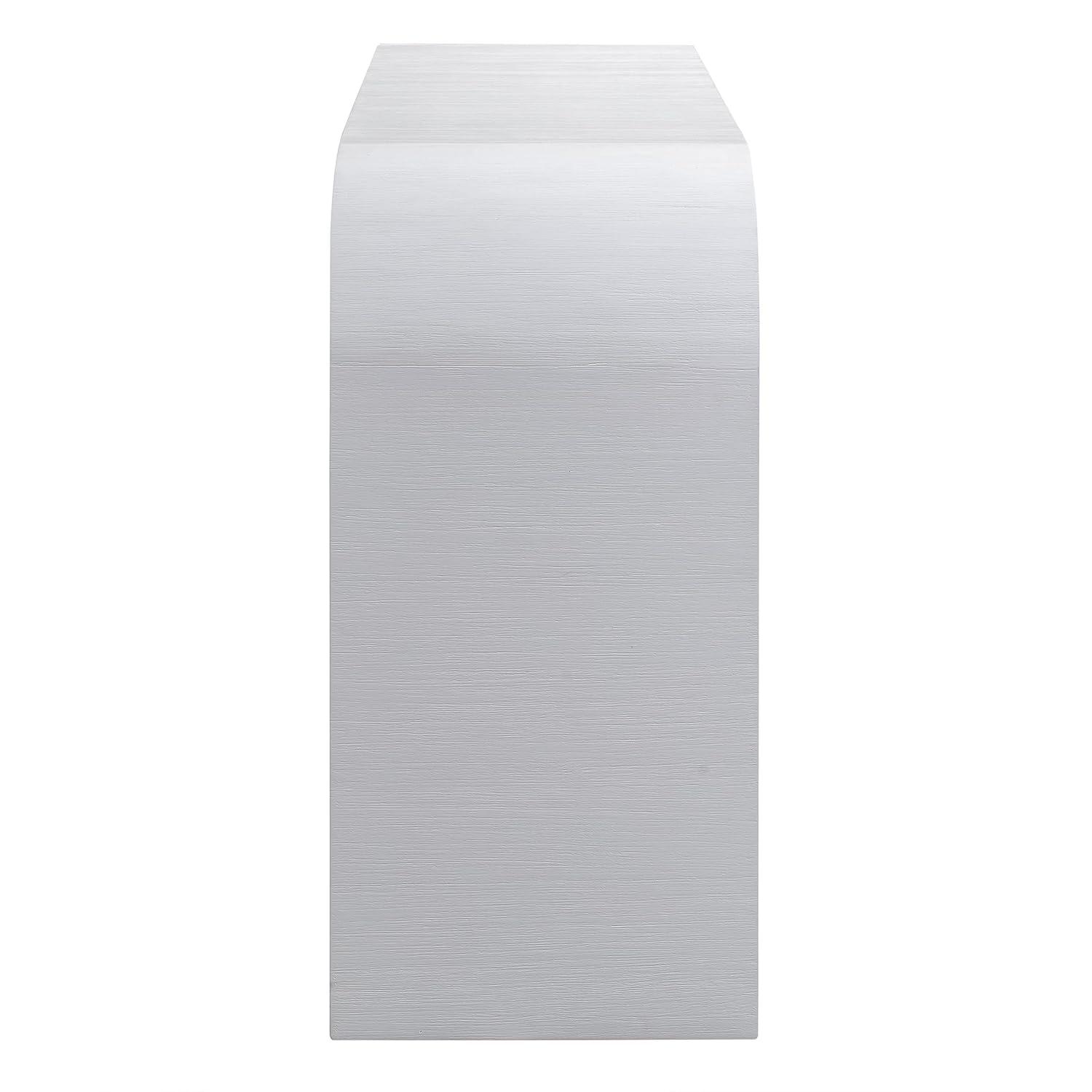 TOV Furniture  Hump White Acacia Finish Console Table