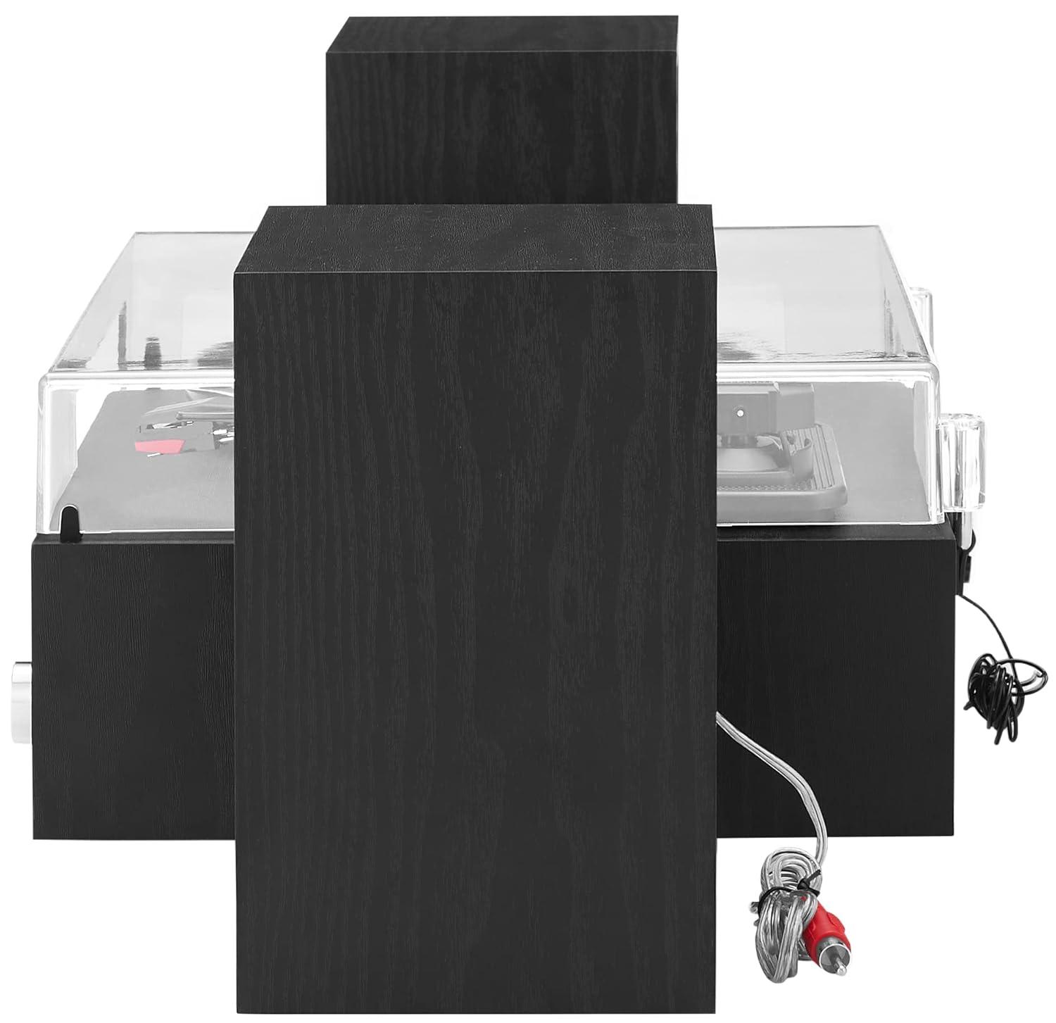 Crosley Sloane Shelf System Vinyl Record Player - Black