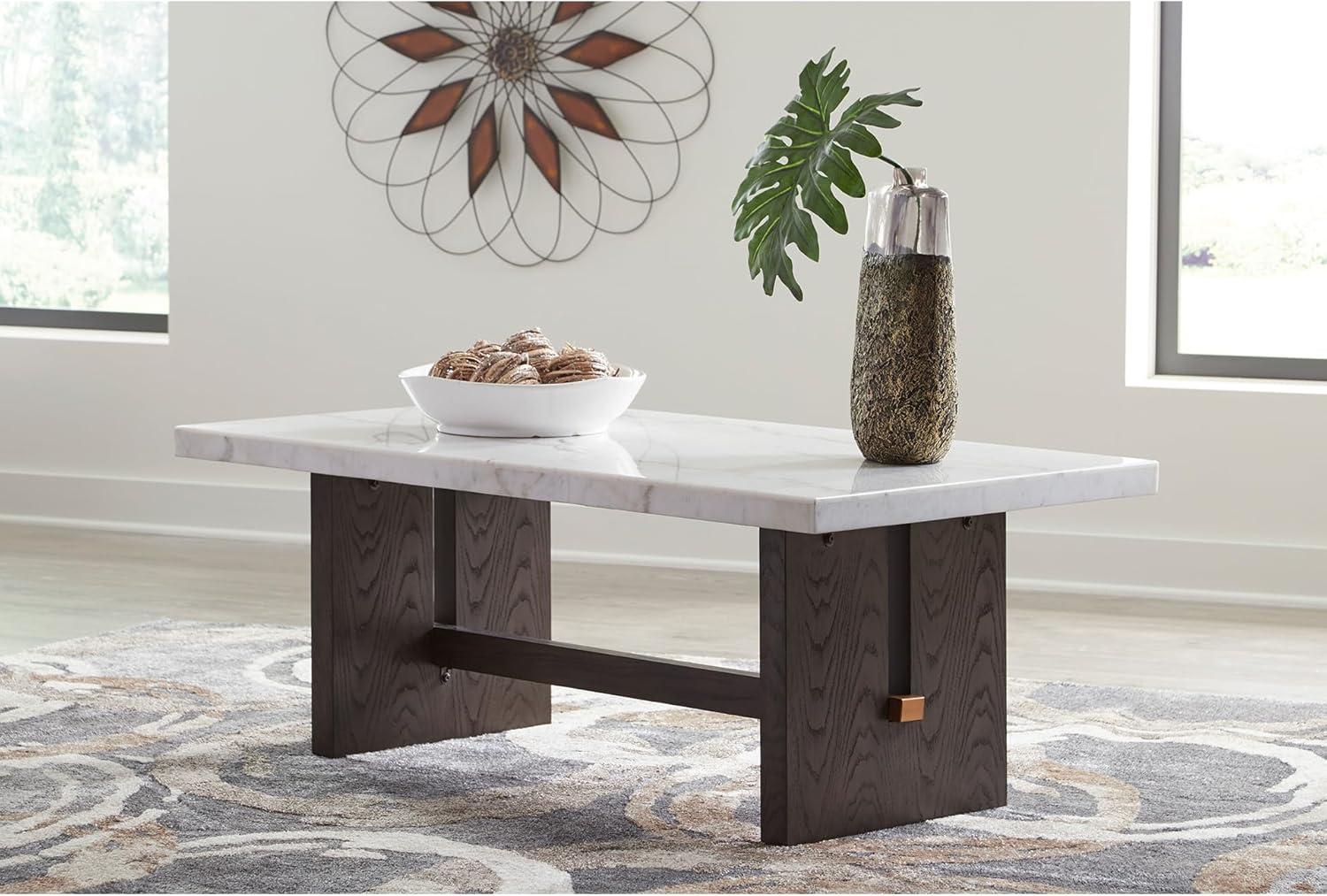Lark Manor™ Cuzzocrea Marble Top Single Coffee Table