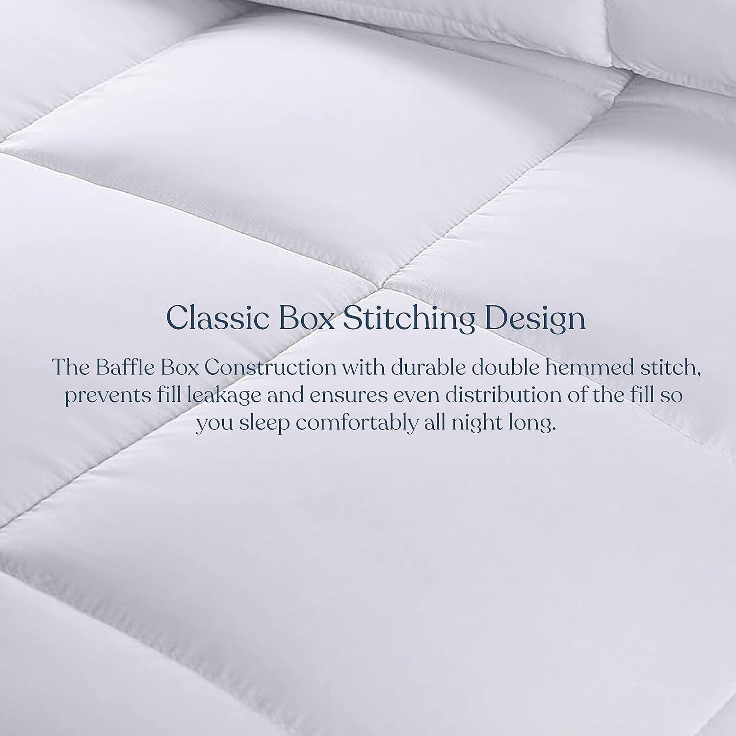 Down Alternative Summer/Spring Lightweight Duvet Insert Organic Cotton Shell