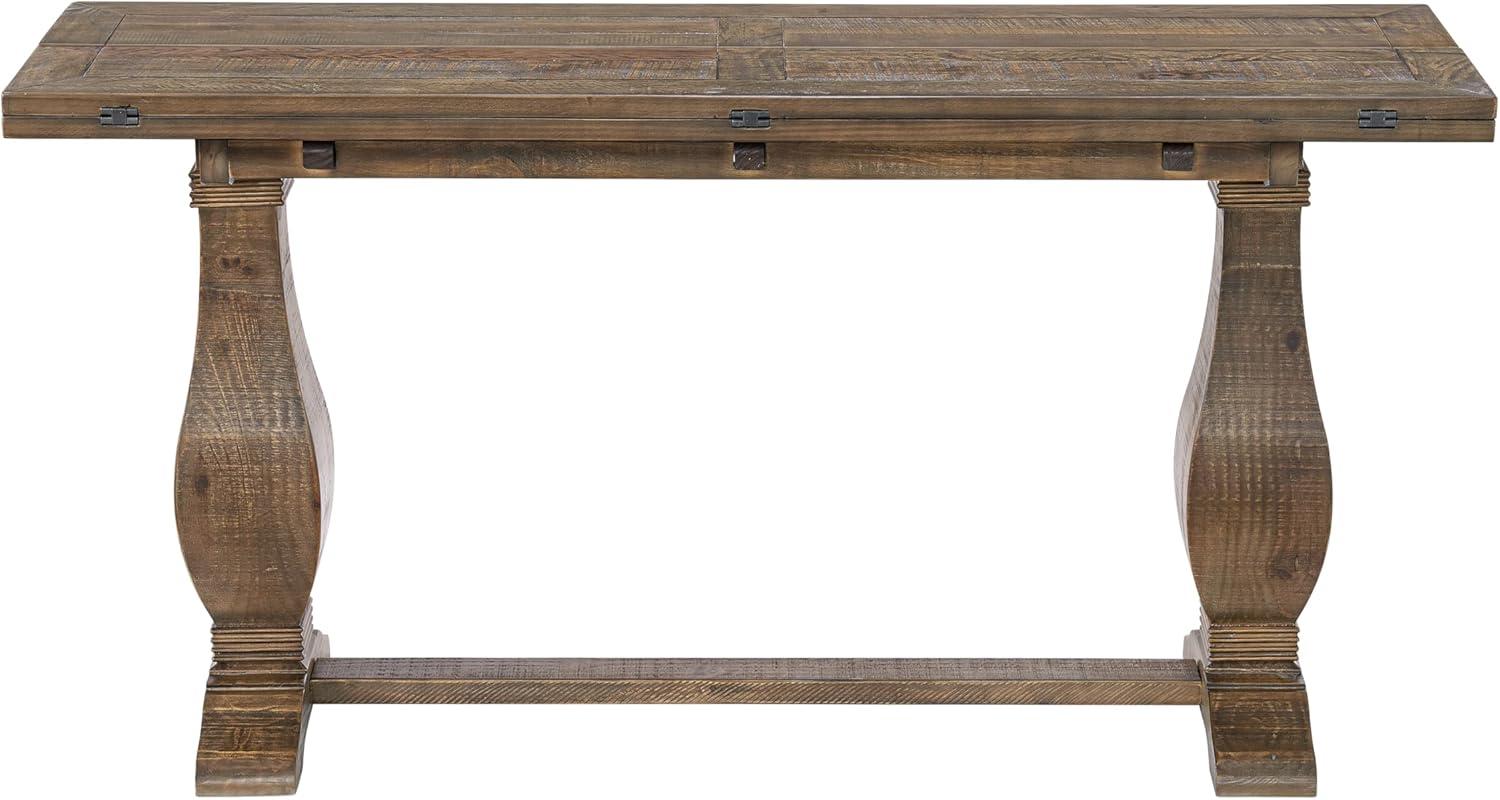 Martin Svensson Home Napa Solid Wood Flip Top Sofa Table Reclaimed Natural Brown