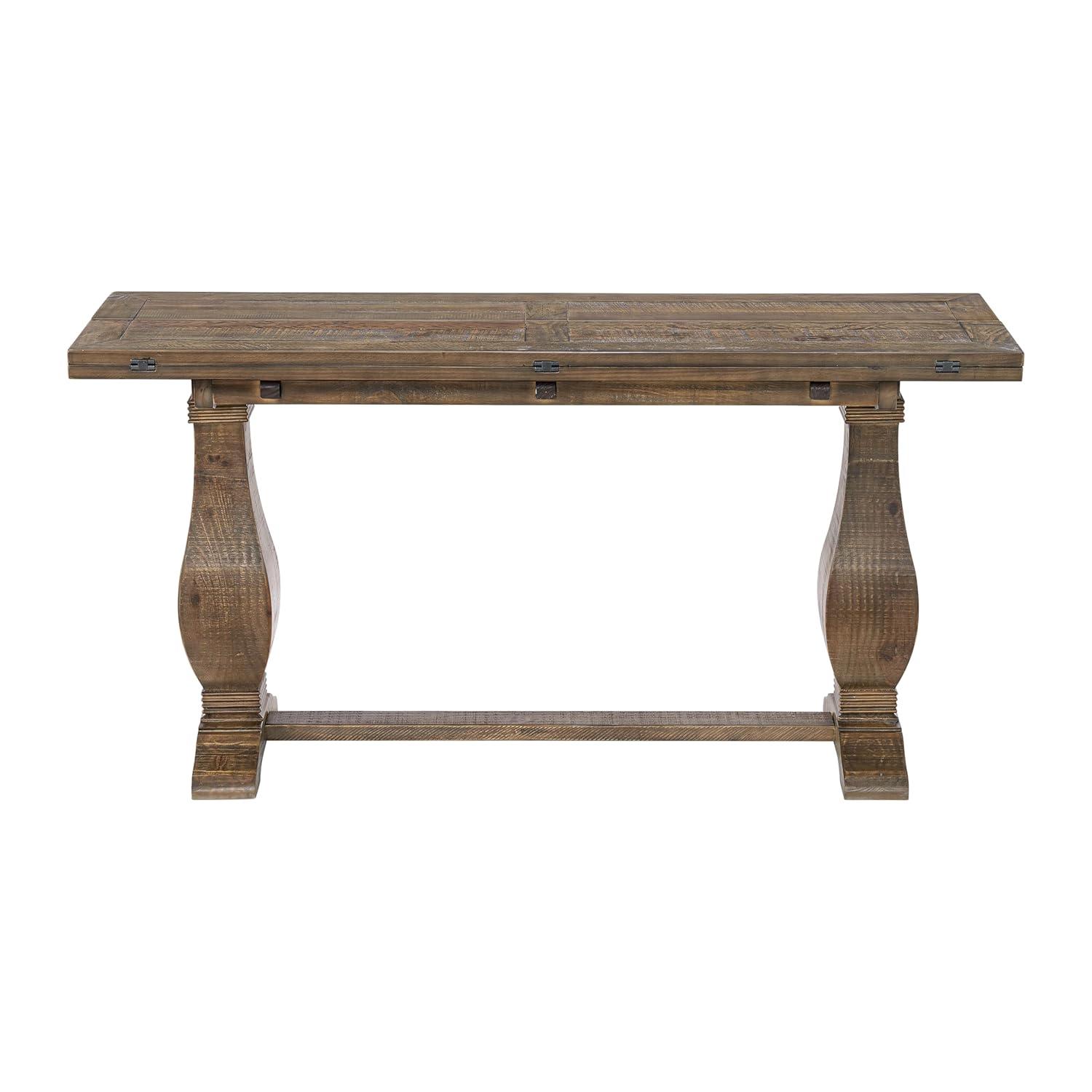 Martin Svensson Home Napa Solid Wood Flip Top Sofa Table Reclaimed Natural Brown