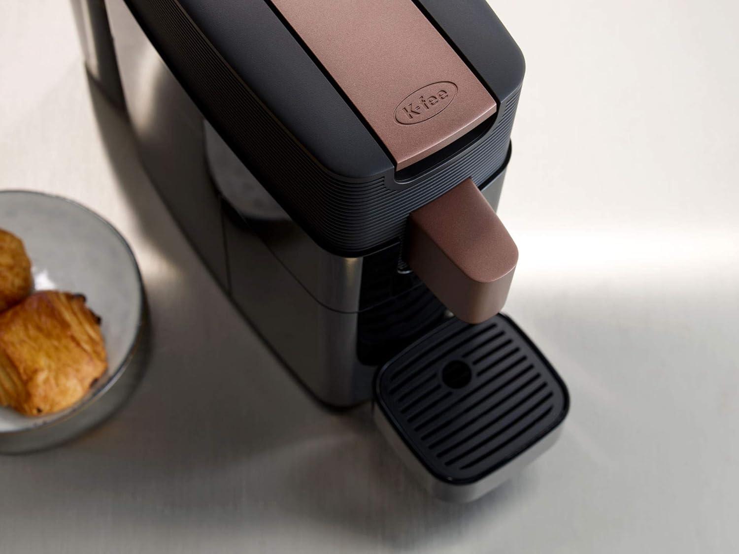 K-fee® ONE Single Serve Coffee and Espresso Machine (Black/Copper) | Starbucks® Verismo* Compatible