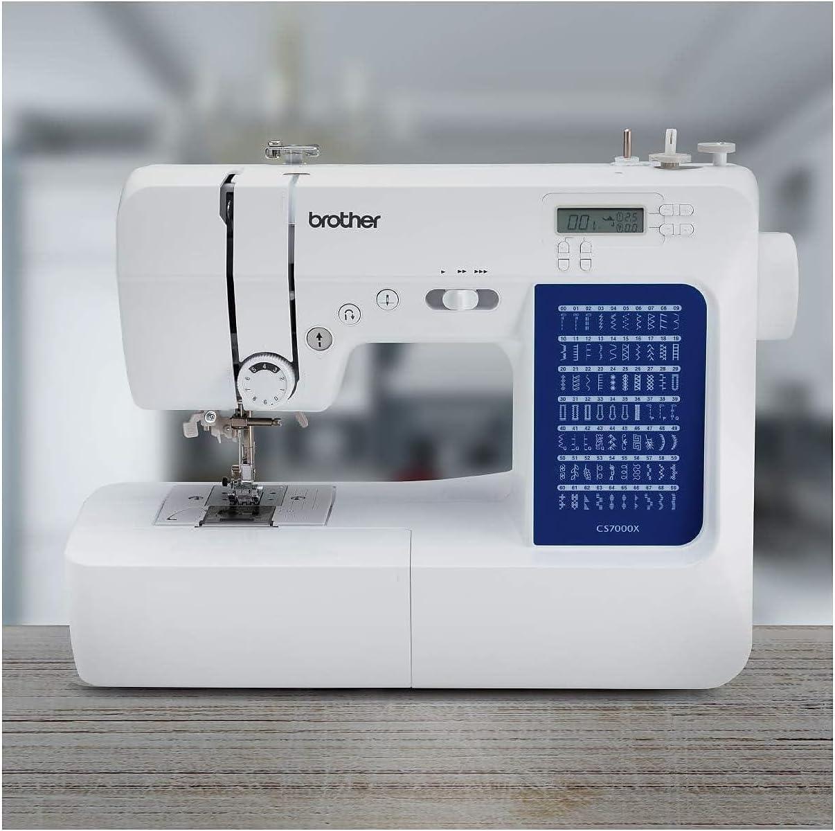 Brother CS7000X 70-Stitch Computerized Sewing and Quilting Machine with Wide Table