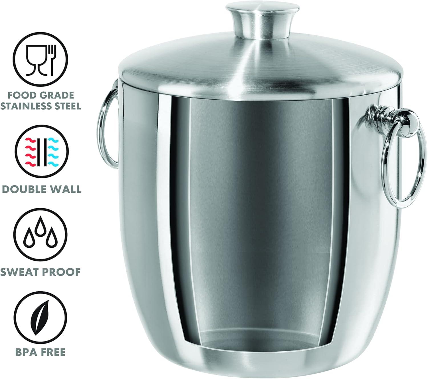 Oggi Barware Stainless Steel Champagne Ice Bucket