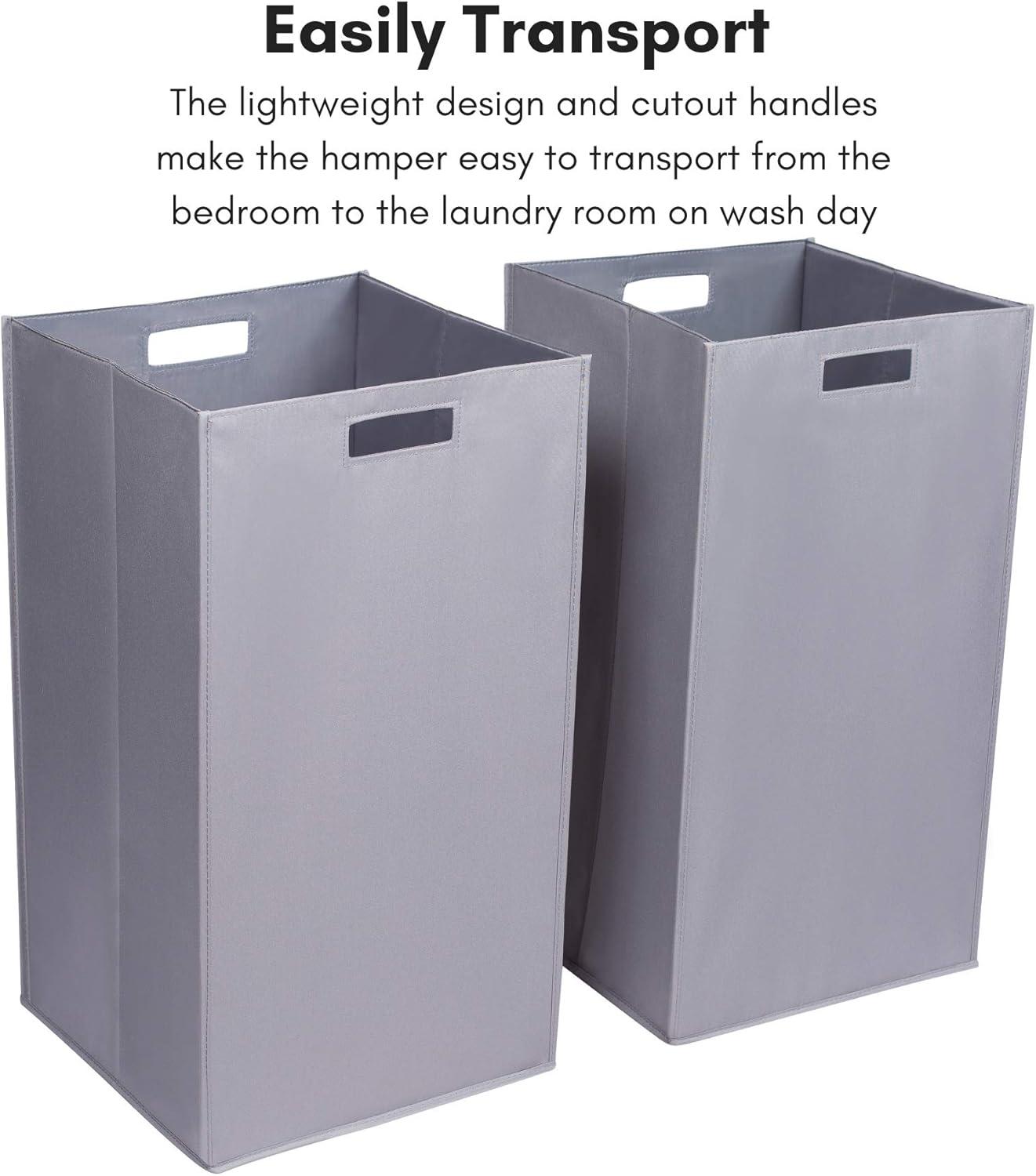 BirdRock Home Internet's Best Fabric Laundry Hamper with Handles