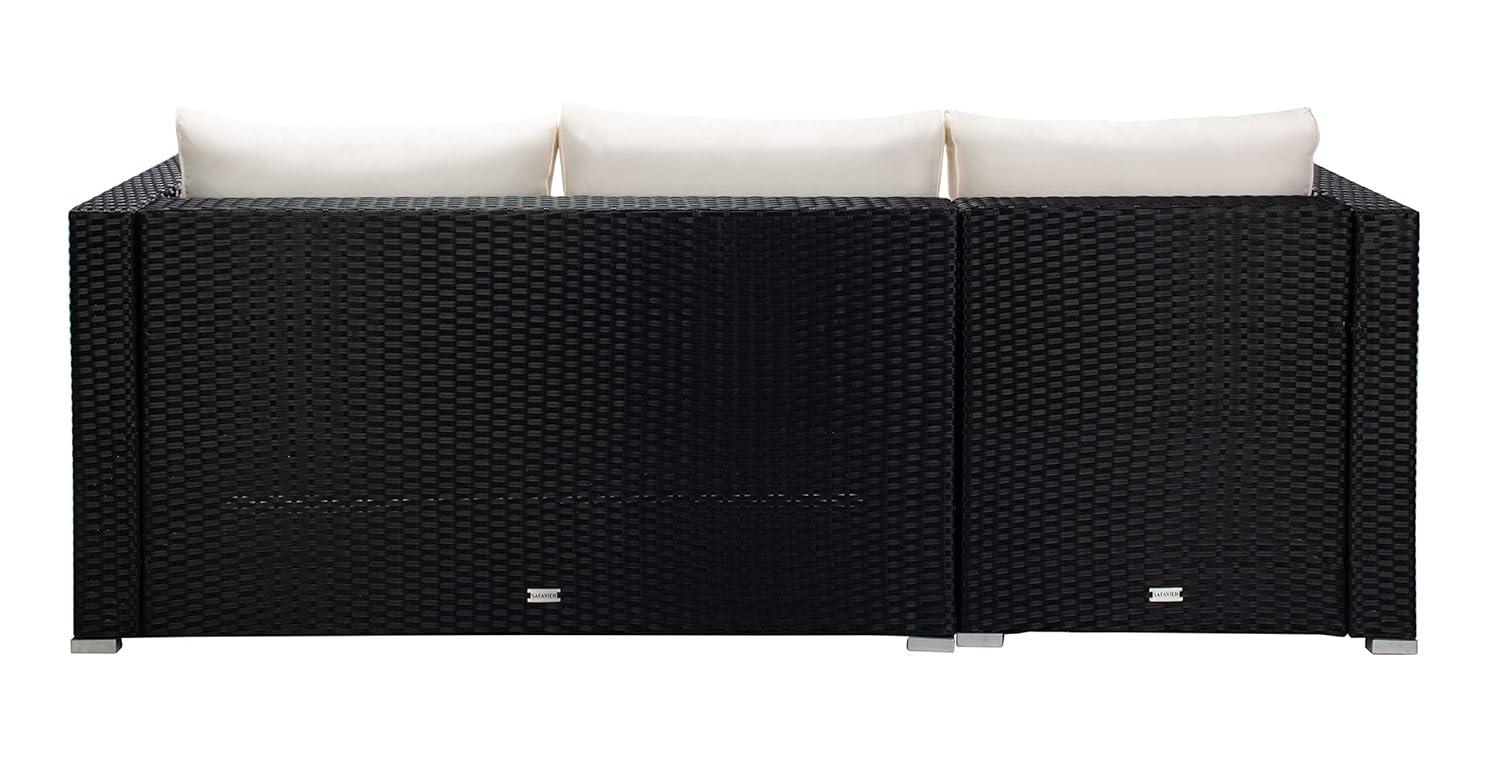 Madalina Living Set - Indoor/Outdoor - PAT7509 - Black/Beige - Safavieh