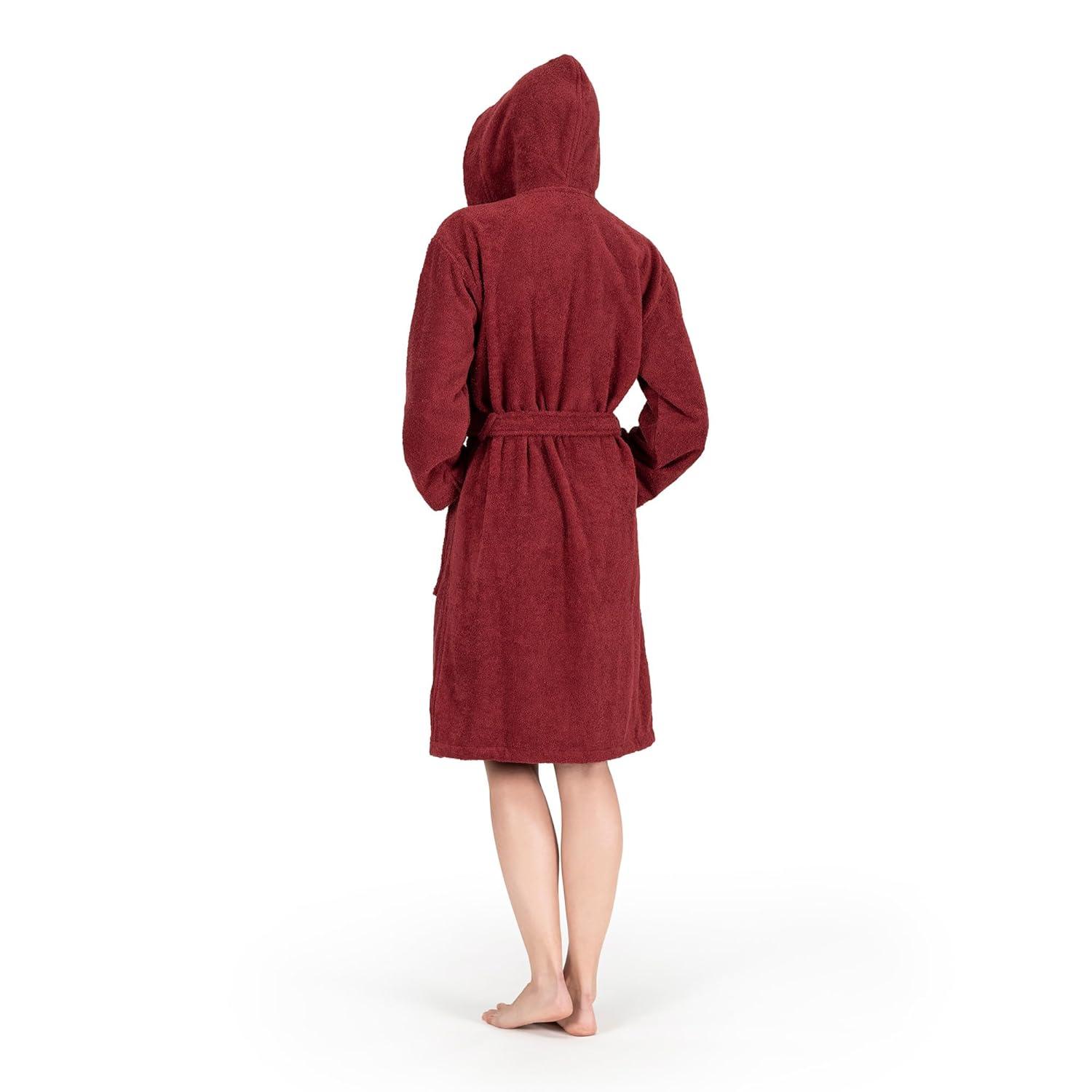 Nine West Hooded  Turkish Cotton Unisex Bath Robe Collection