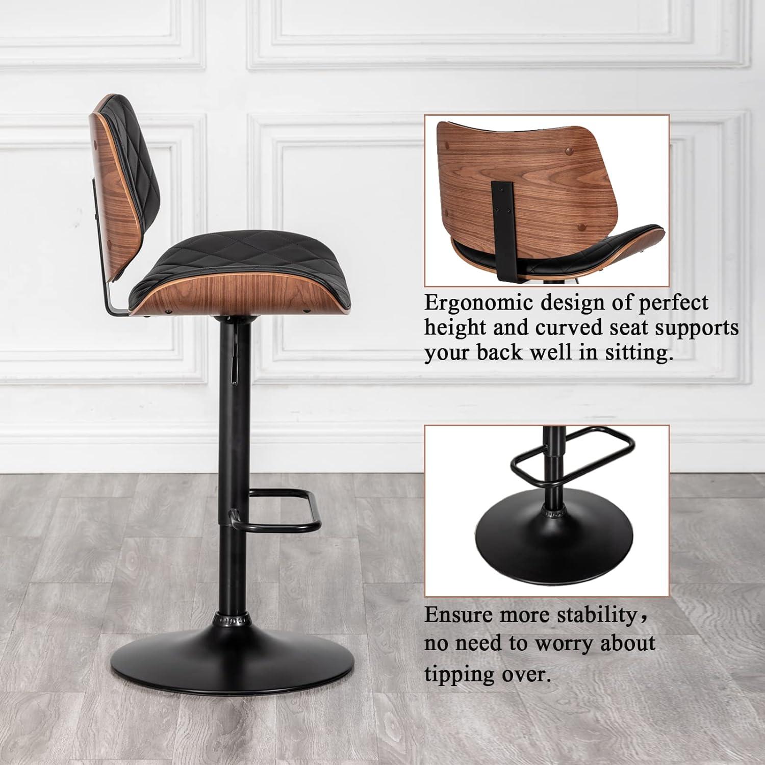 Swivel Adjustable Height Bar Stool