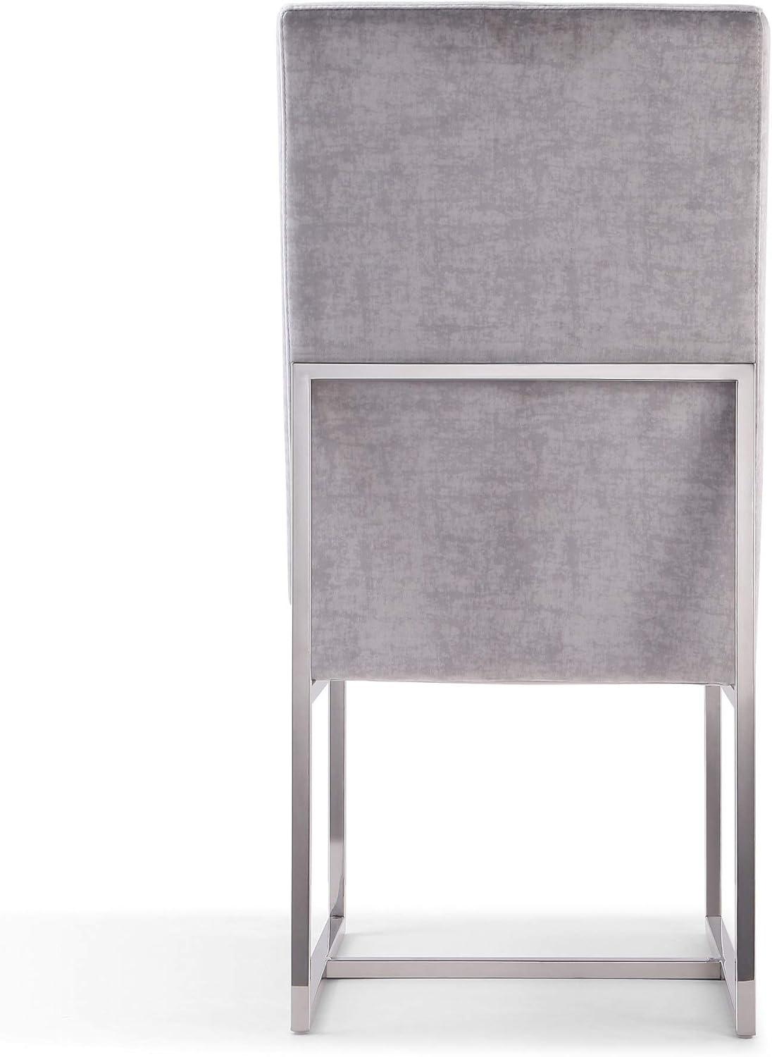 Set of 2 Element Velvet Dining Chairs - Manhattan Comfort