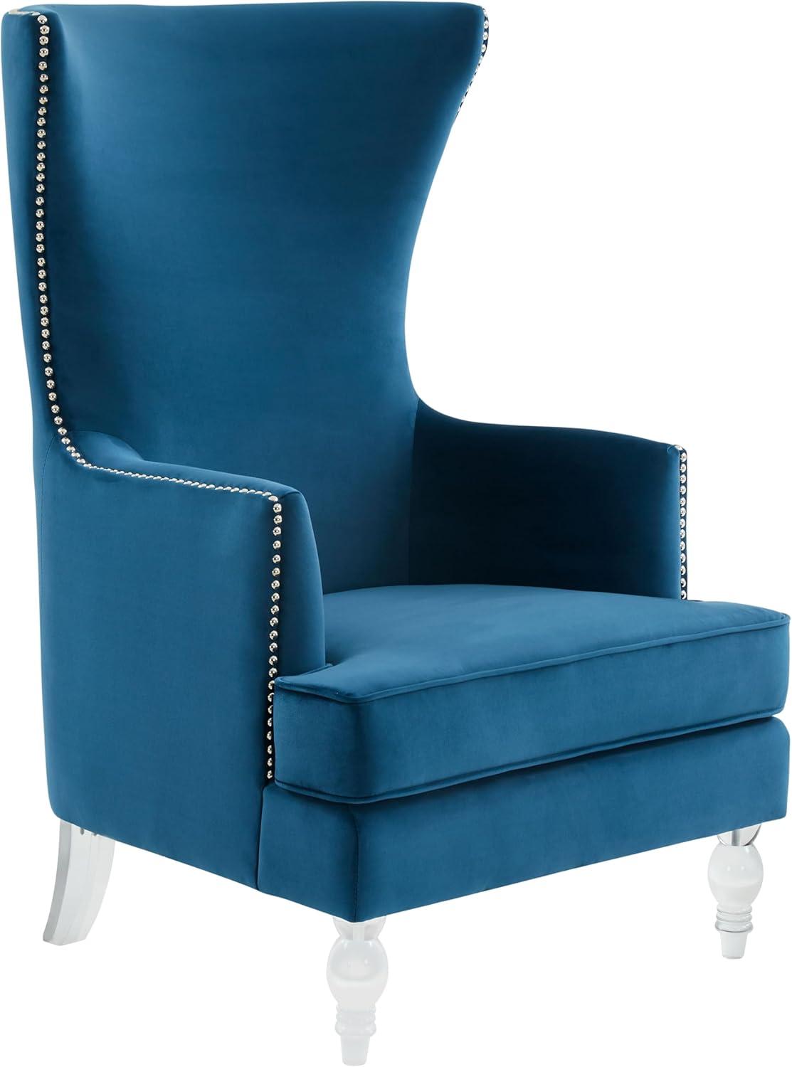 Bree 73.914Cm Wide Velvet Wingback Chair