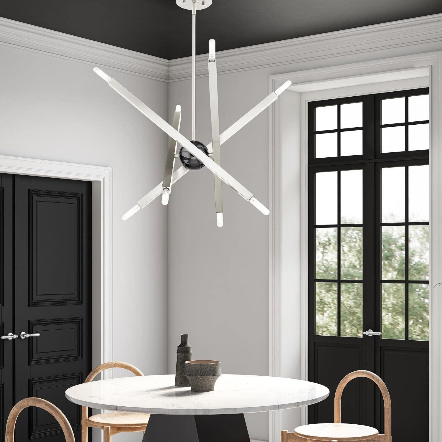 Mercury Row® Lydia 8 - Light Dimmable Modern Linear Chandelier
