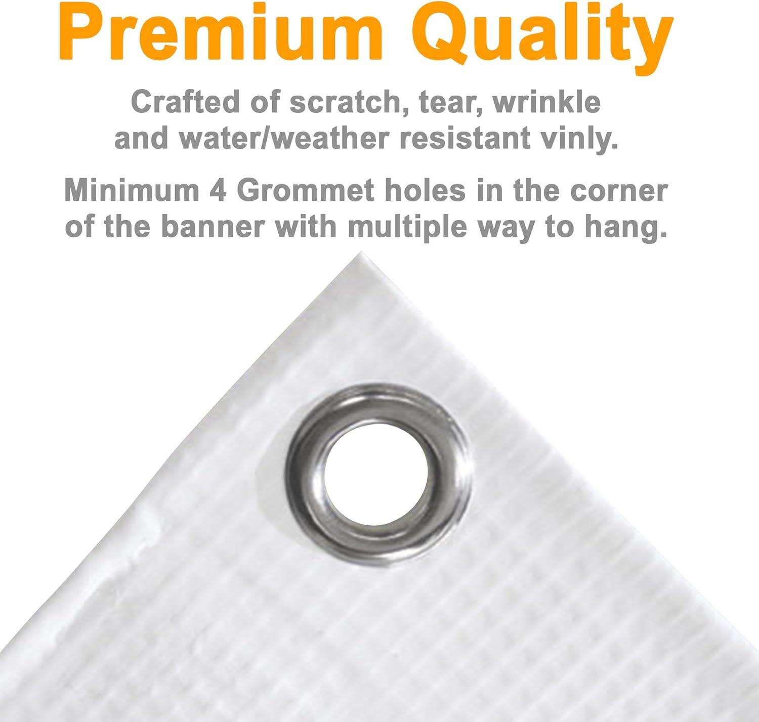 Custom Banner & Signs – Personalized Vinyl Banner for Outdoor Events, Birthdays, Welcome Home, Business, Grand Openings & Celebrations – Durable, Customizable Banners for All Occasions